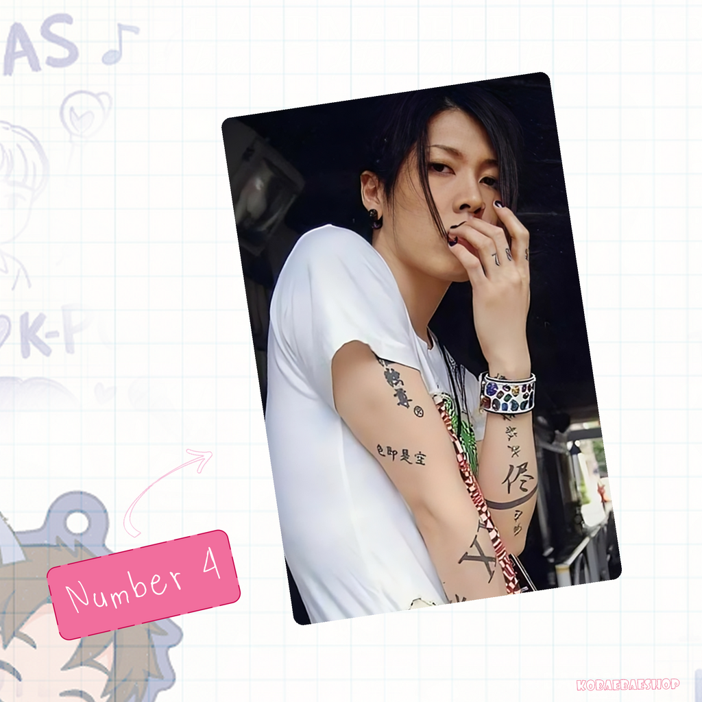 Miyavi - handmade photocards kpop inspired - Set 1