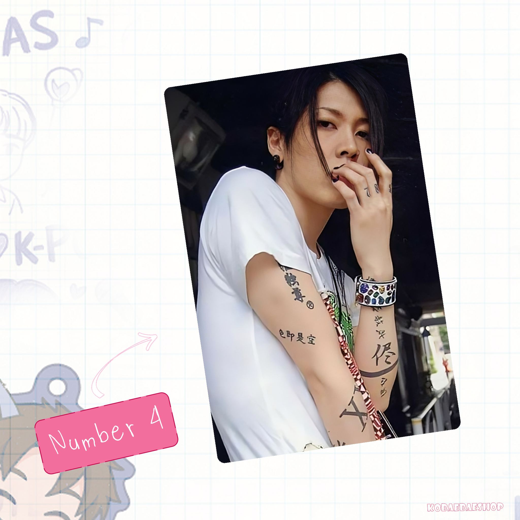 Miyavi - handmade photocards kpop inspired - Set 1