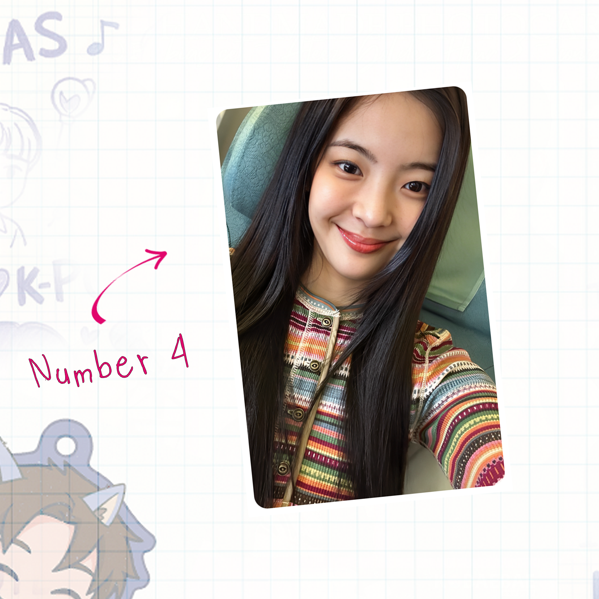 Itz - Lia handmade photocards kpop inspired - Set 1