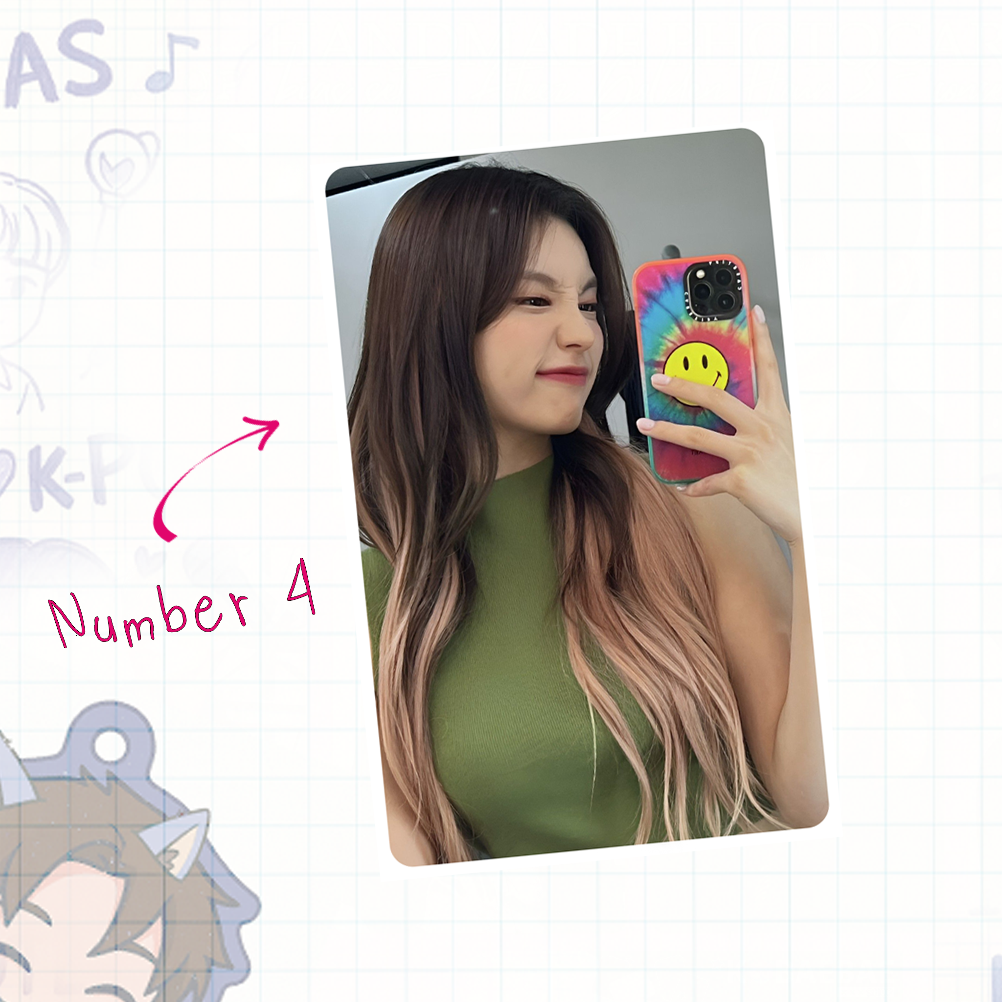 Itz - Ye handmade photocards kpop inspired - Set 1