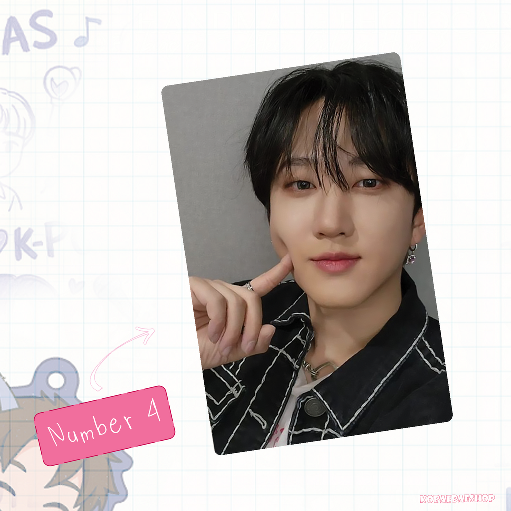 Skz - Bin Handmade photocards kpop inspired - Bias set 4