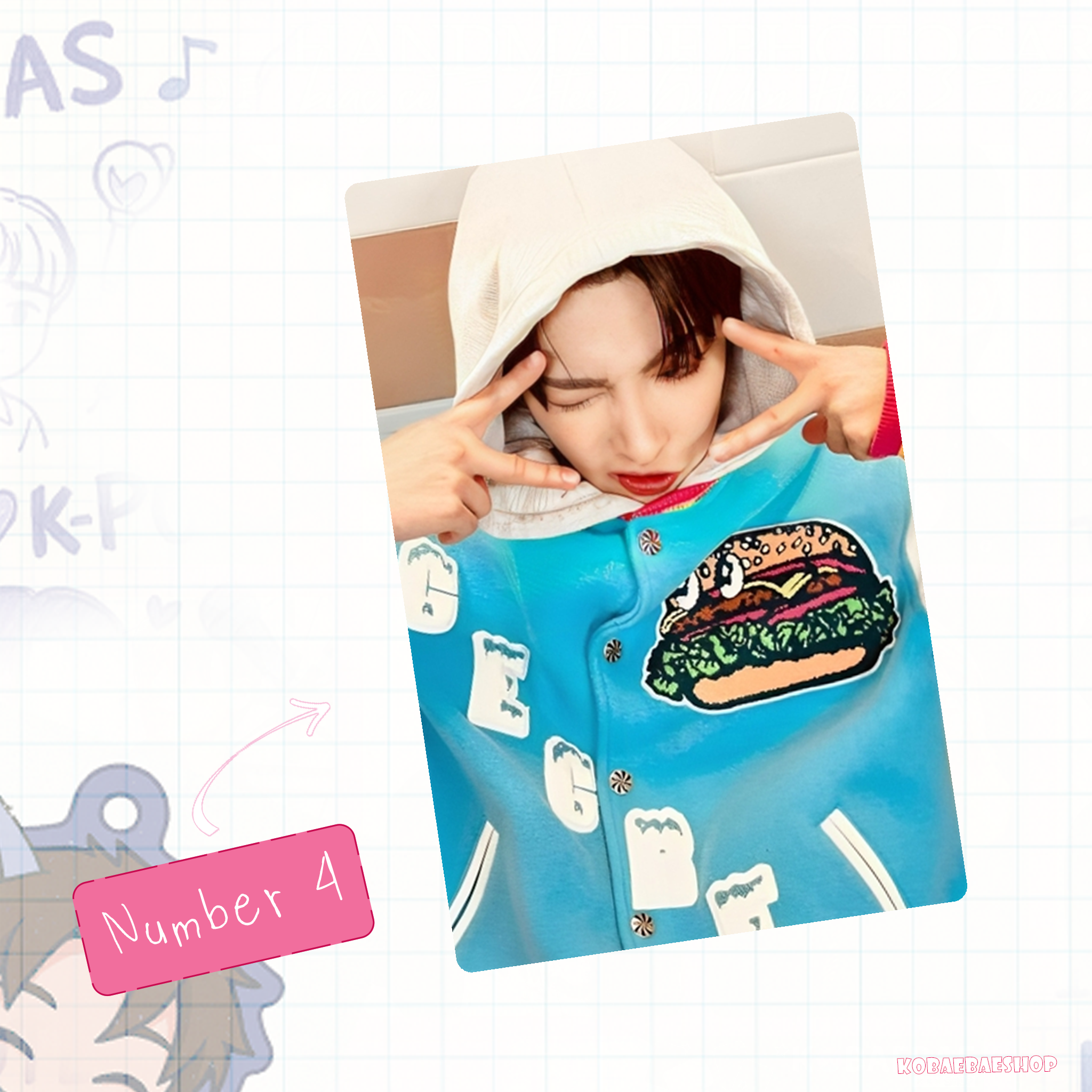 Atz - Joong handmade photocards kpop inspired - Set 3