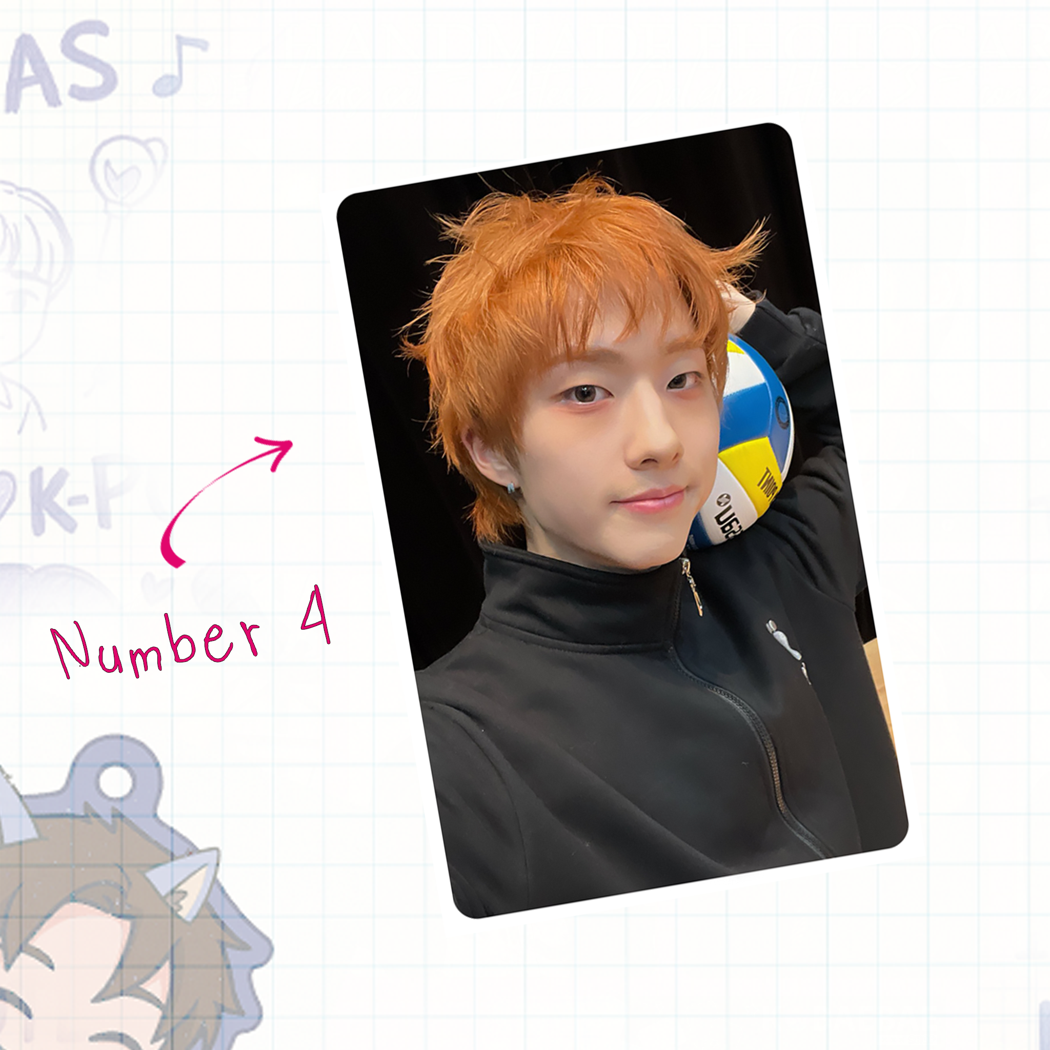 P1H - Ji handmade photocards kpop inspired - Set 1