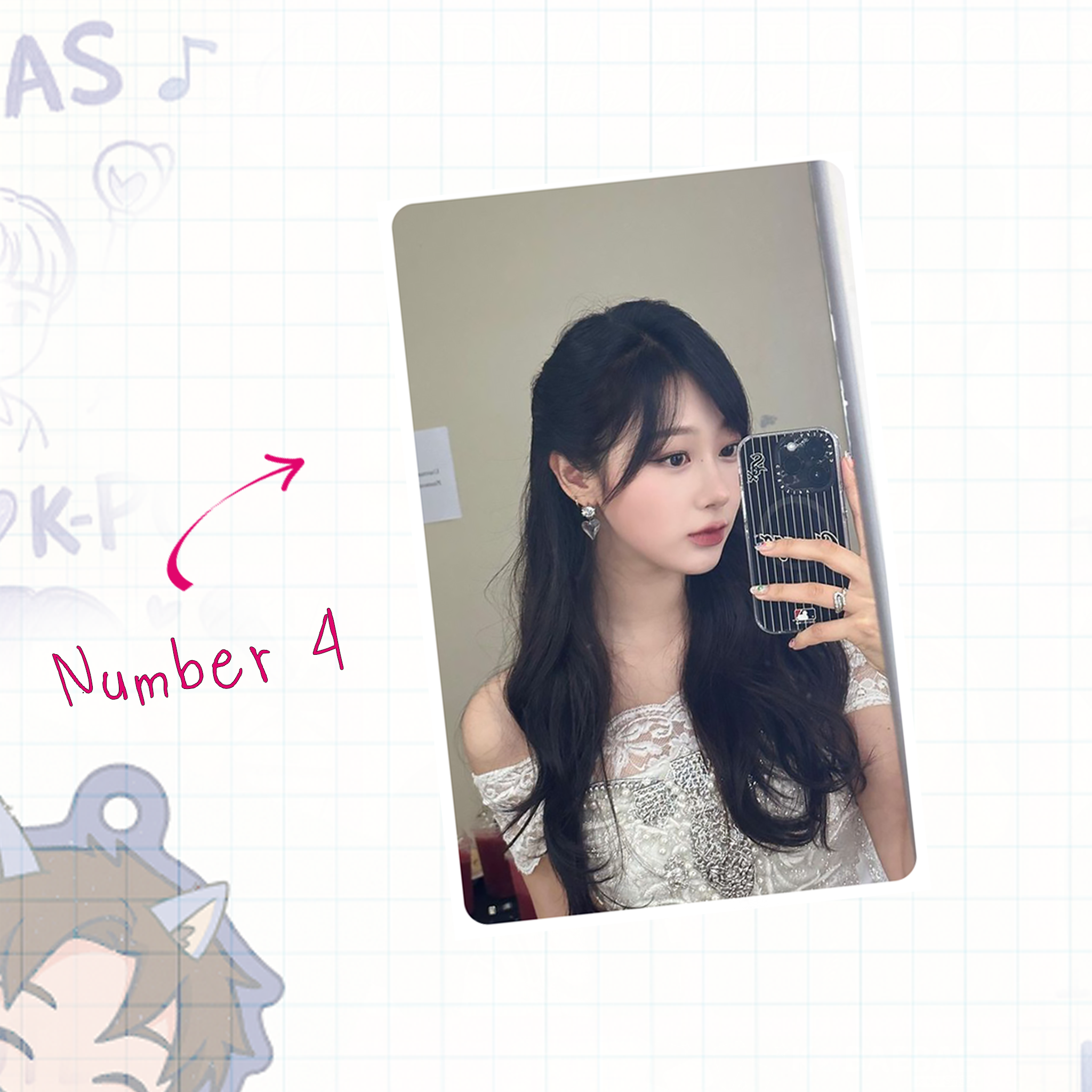 Aesp - Gigi handmade photocards kpop inspired - Set 1