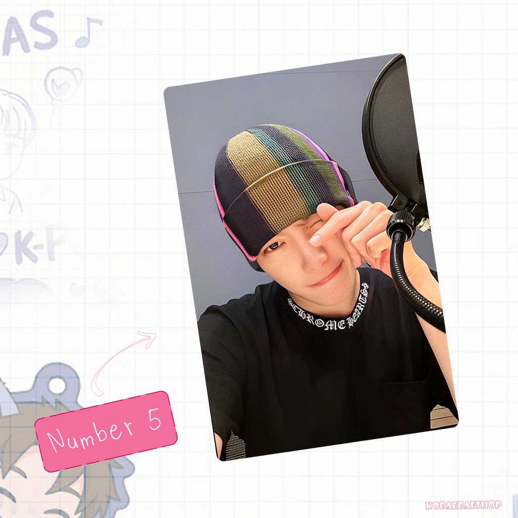 Atz - Joong handmade photocards kpop inspired - Set 3