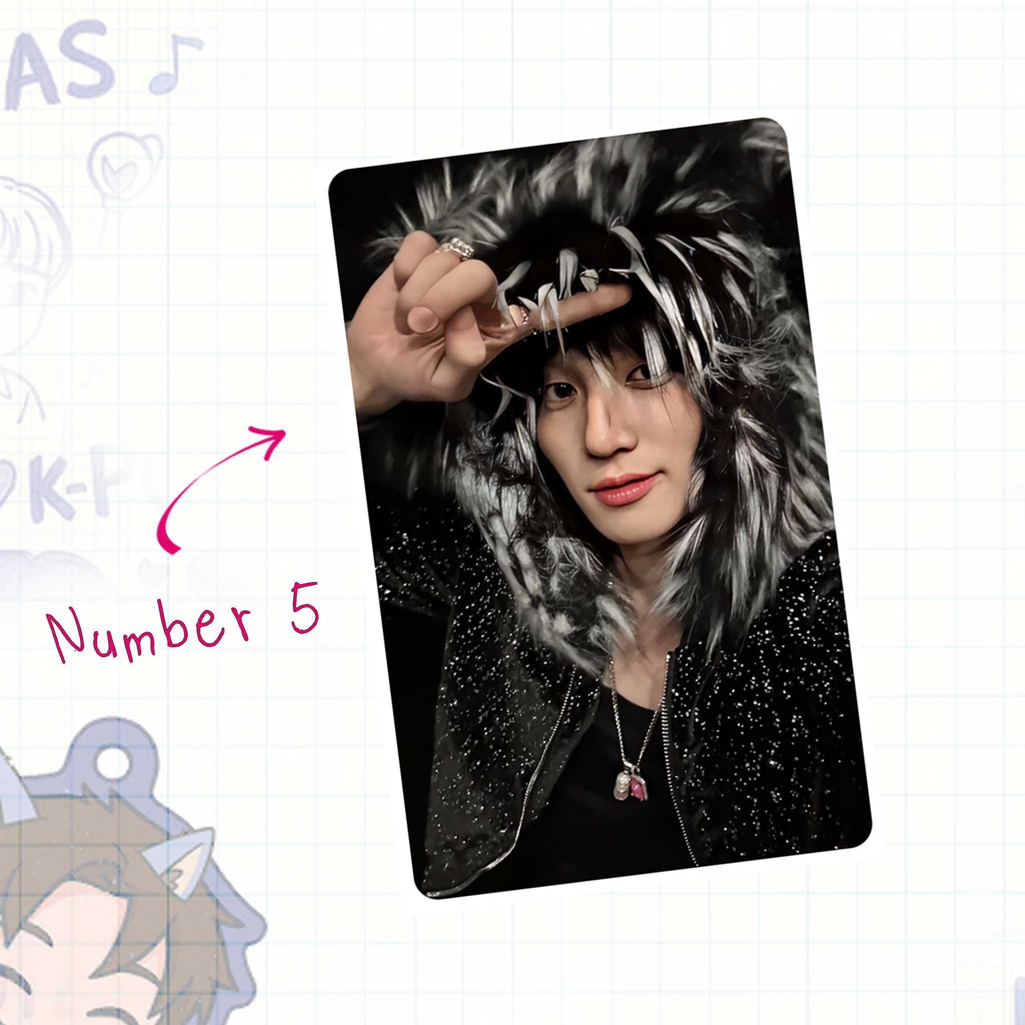 P1H - Teo handmade photocards kpop inspired - Set 1