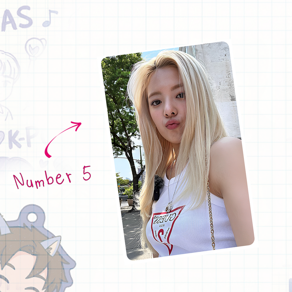Itz - Lia handmade photocards kpop inspired - Set 1