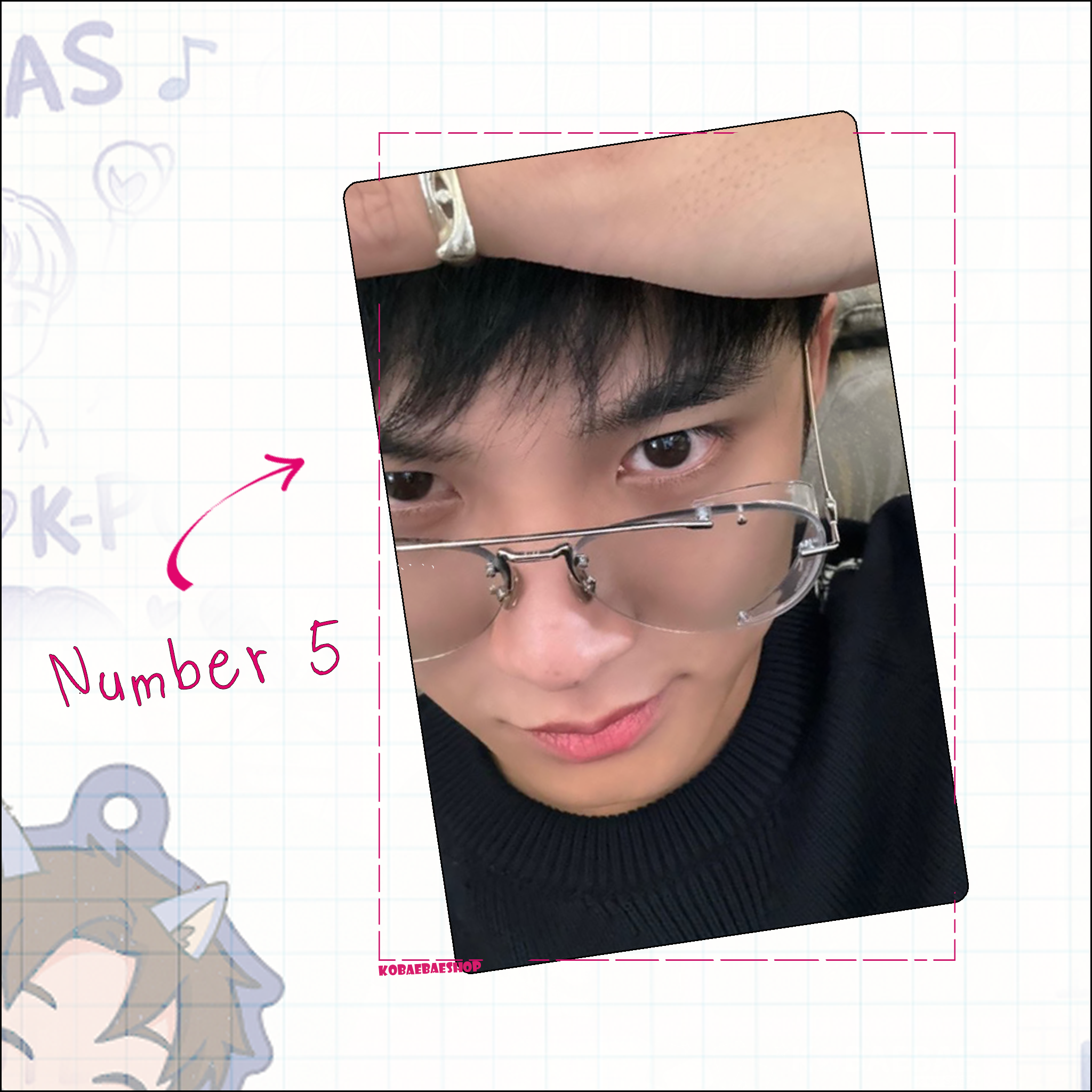 Svt - Gyu Handmade photocards kpop inspired - Bias Set 1