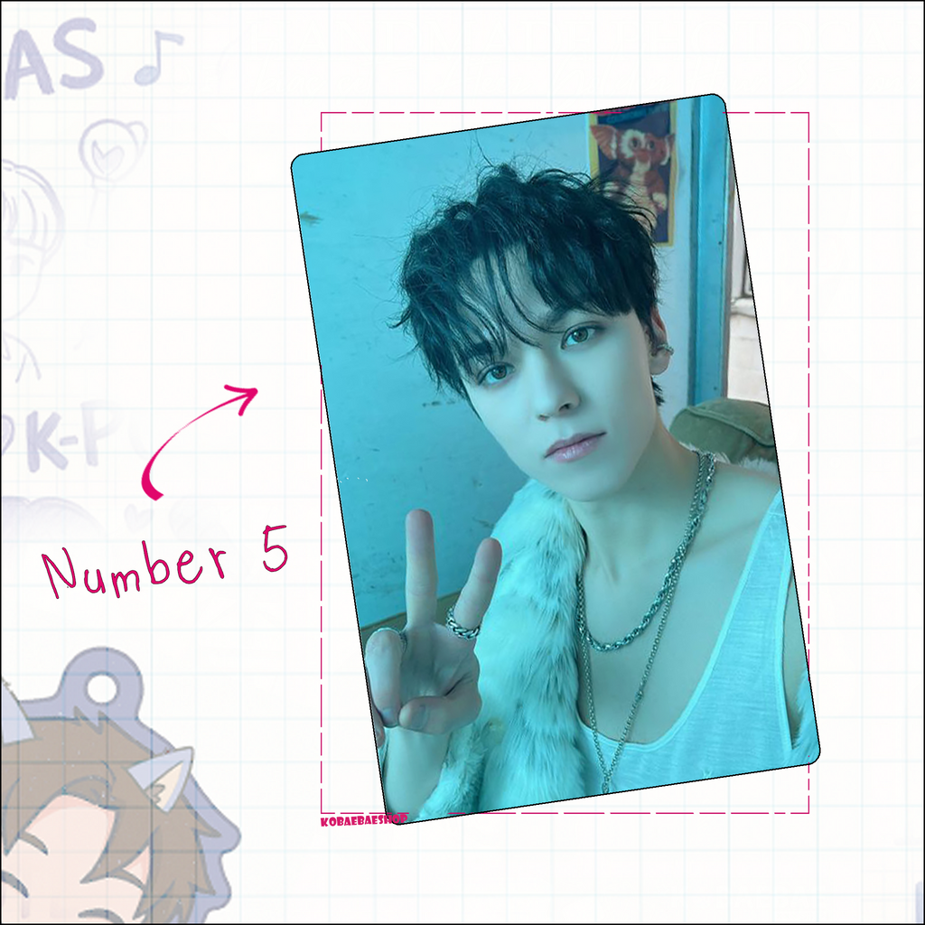 Svt - Vernon Handmade photocards kpop inspired - Bias Set 1