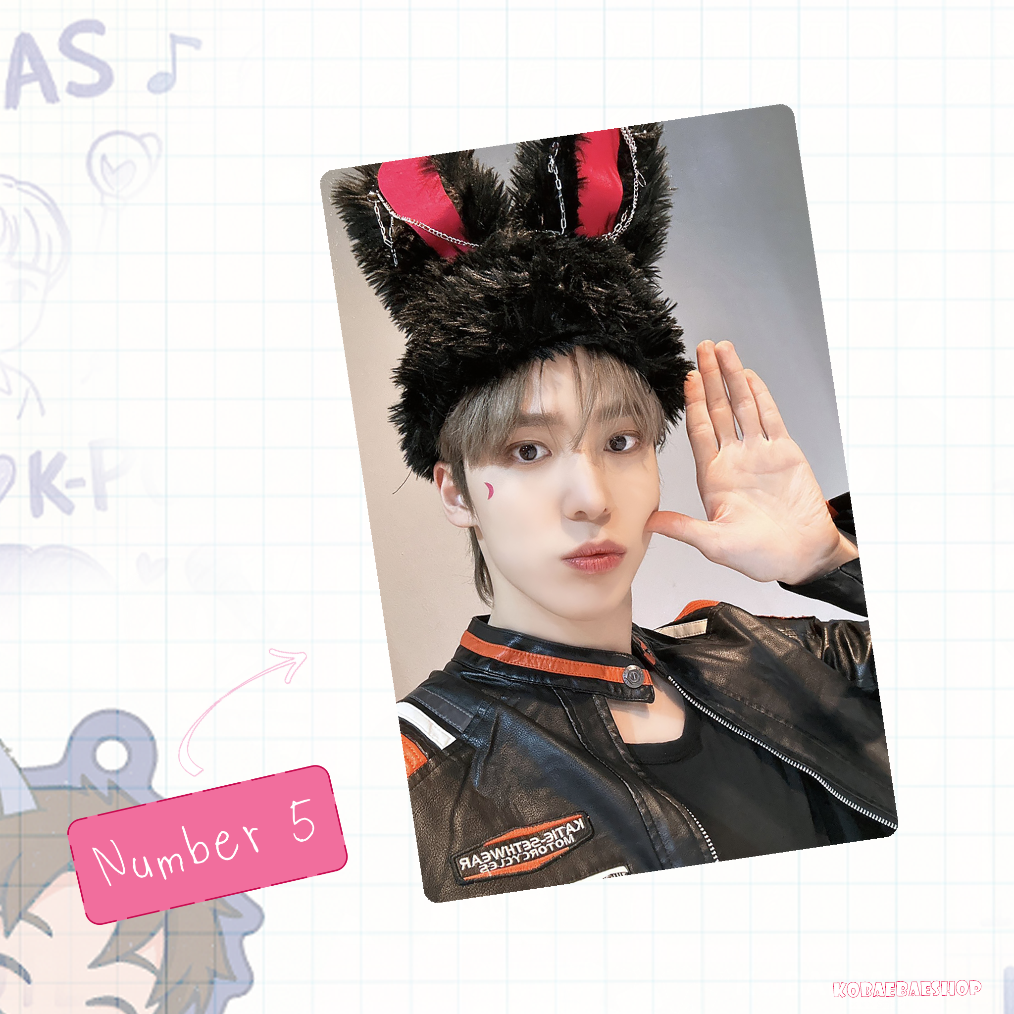 Atz - Yunh handmade photocards kpop inspired - Set 3