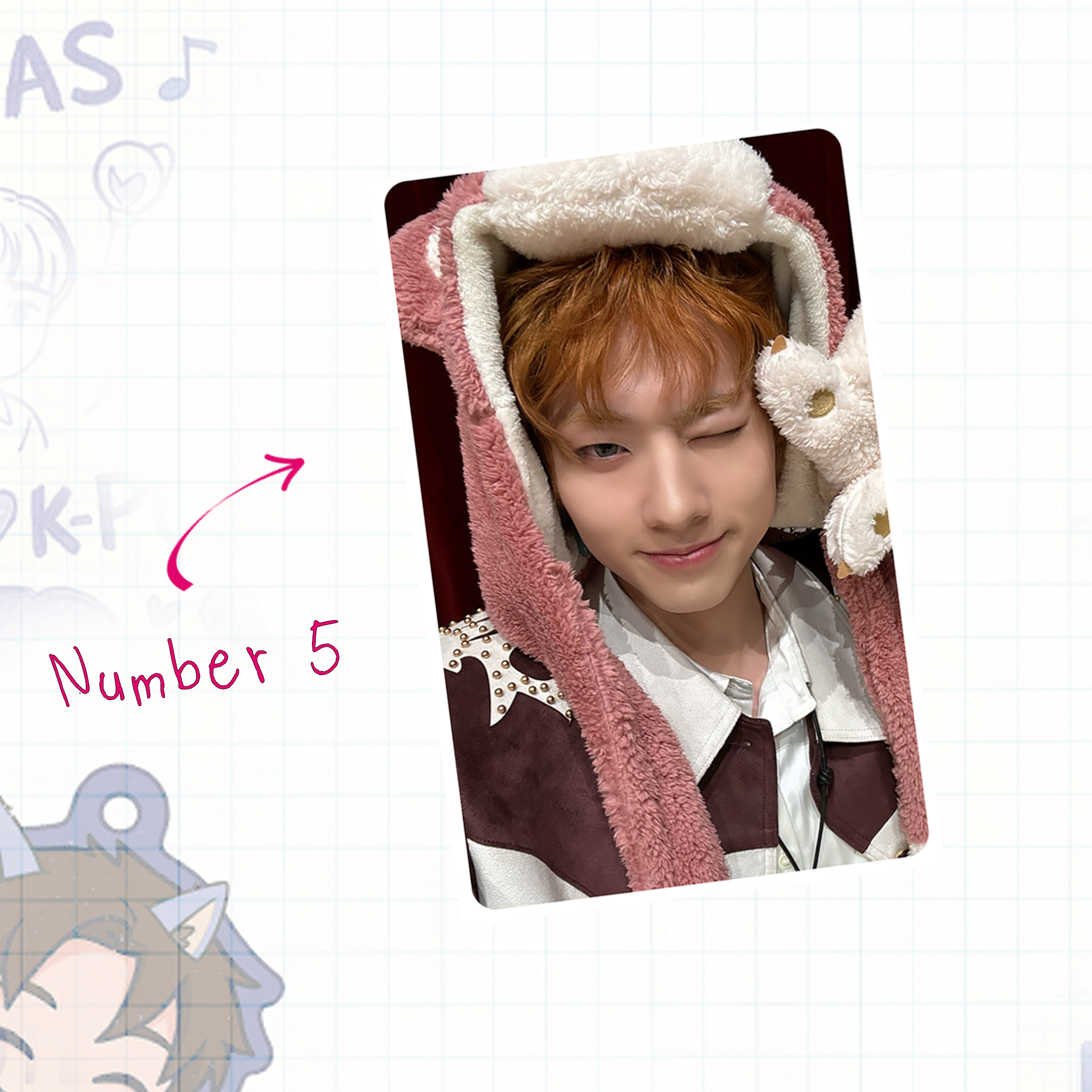 P1H - Ji handmade photocards kpop inspired - Set 1