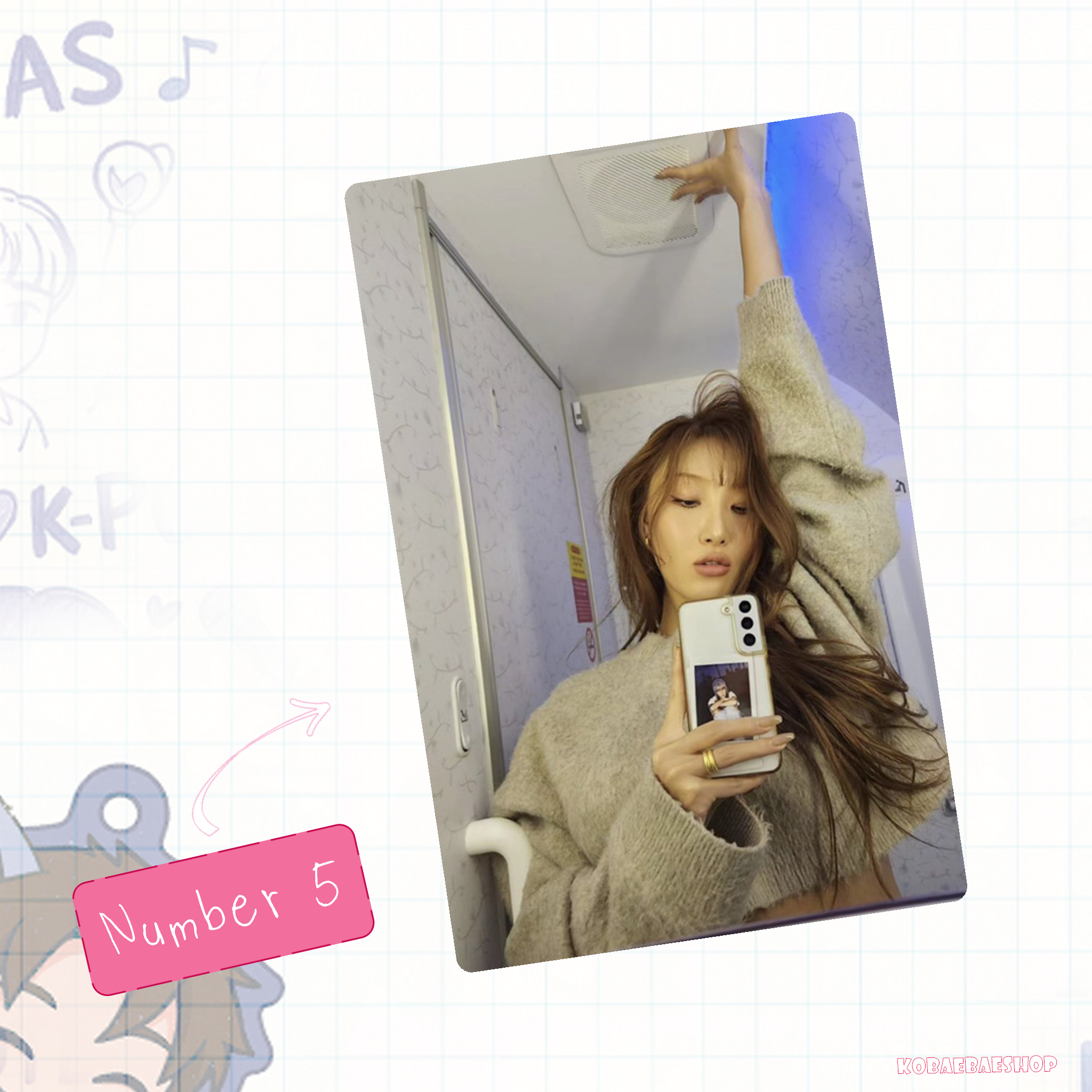 Mamoo - Hwa handmade photocards kpop inspired - Set 1