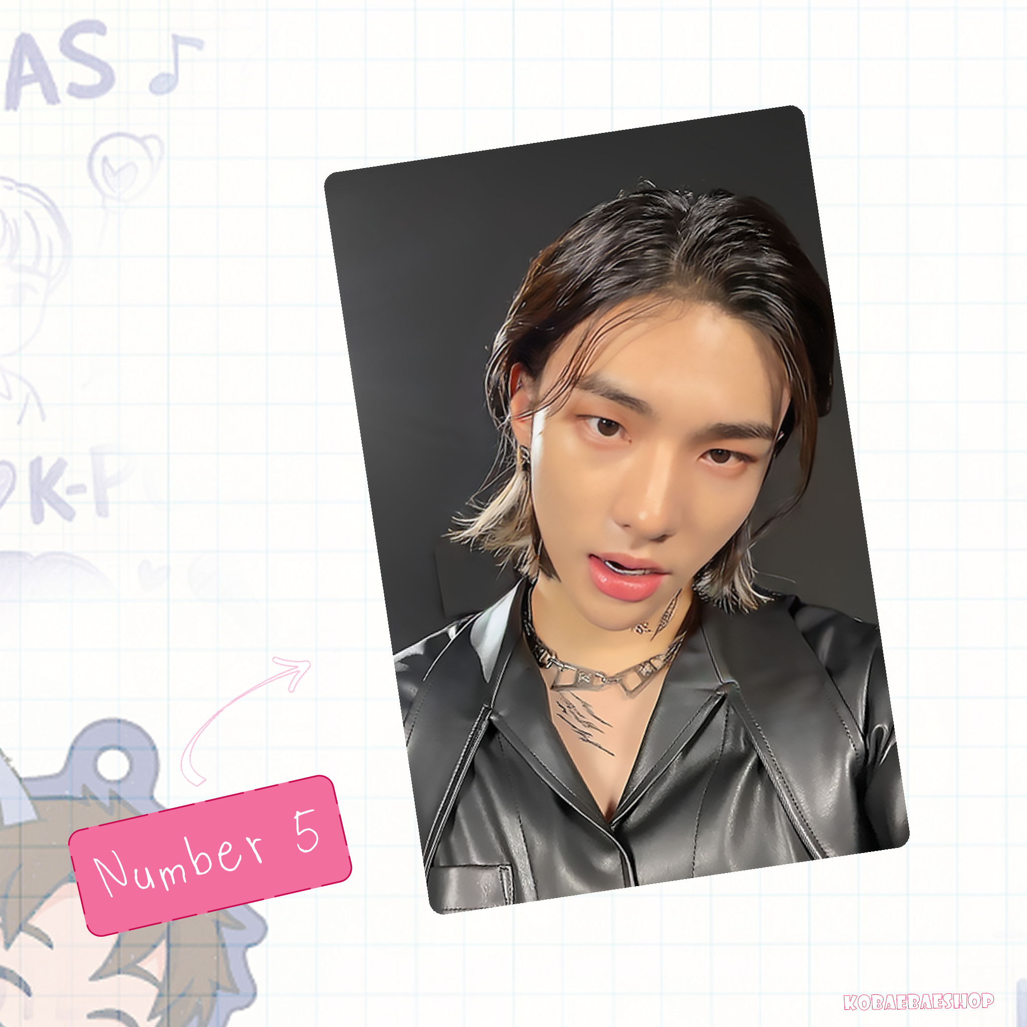 Skz - Hyune Handmade photocards kpop inspired - Bias set 4