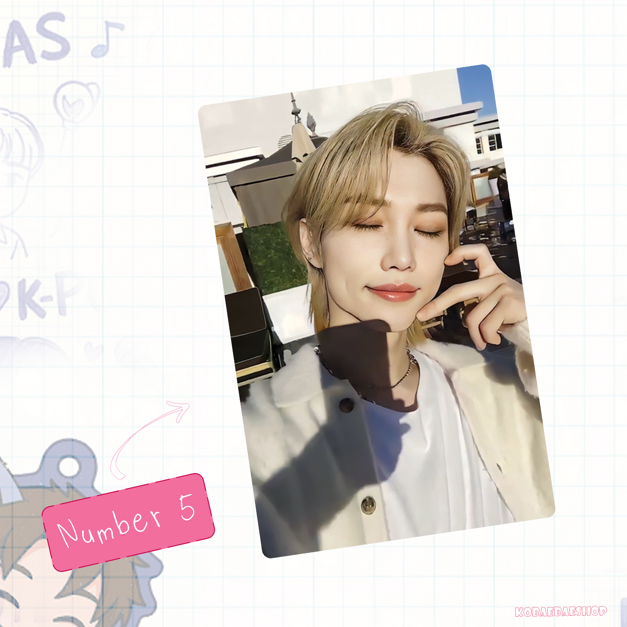 Skz - Lix Handmade photocards kpop inspired - Bias set 4