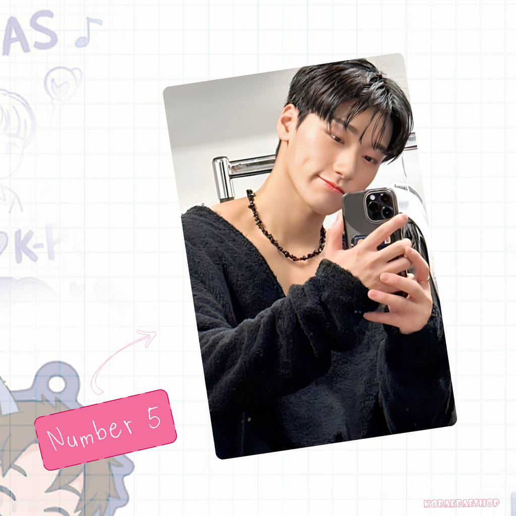 Atz -  Sannie handmade photocards kpop inspired - Set 3