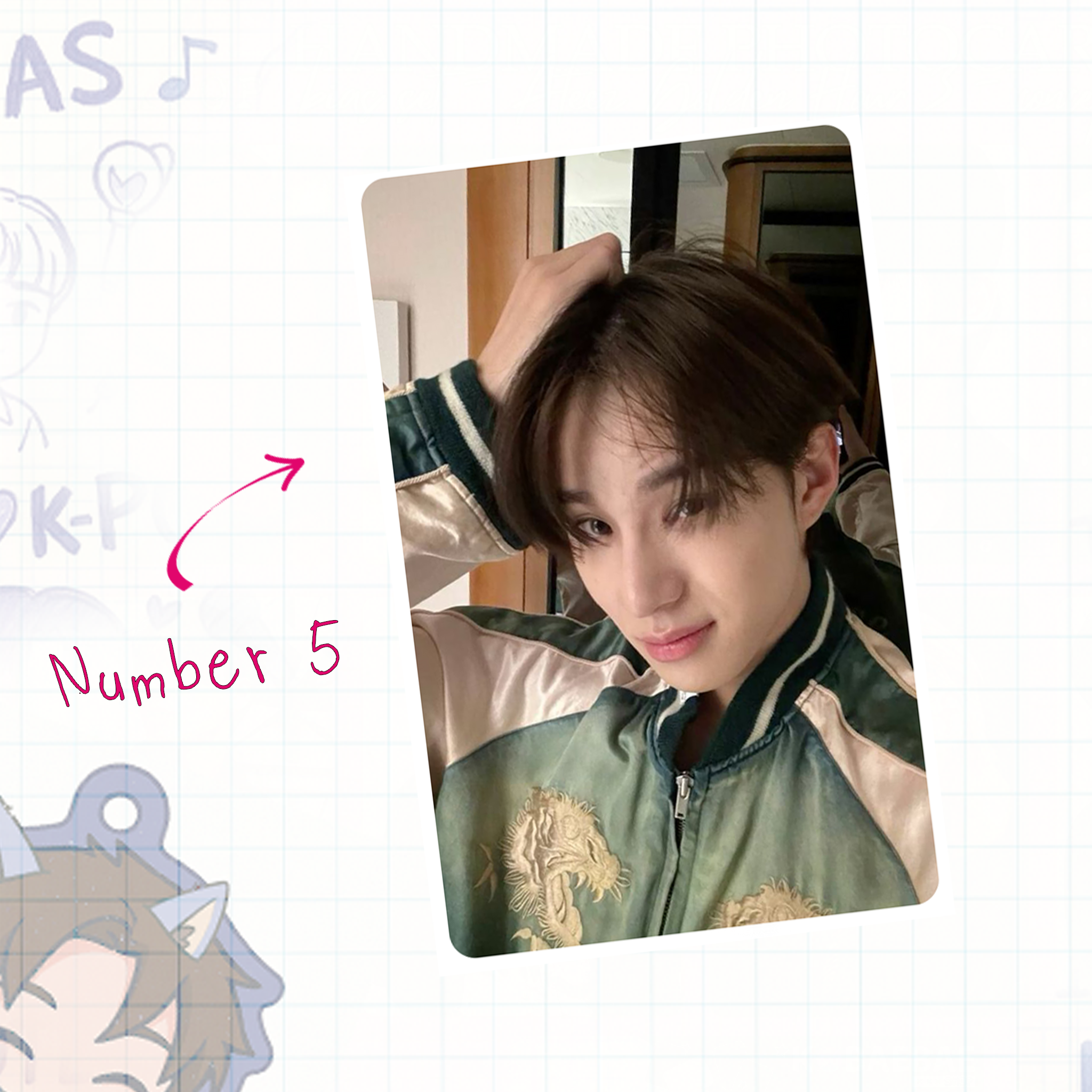 NeoUnit - Jung handmade photocards kpop inspired - Set 1