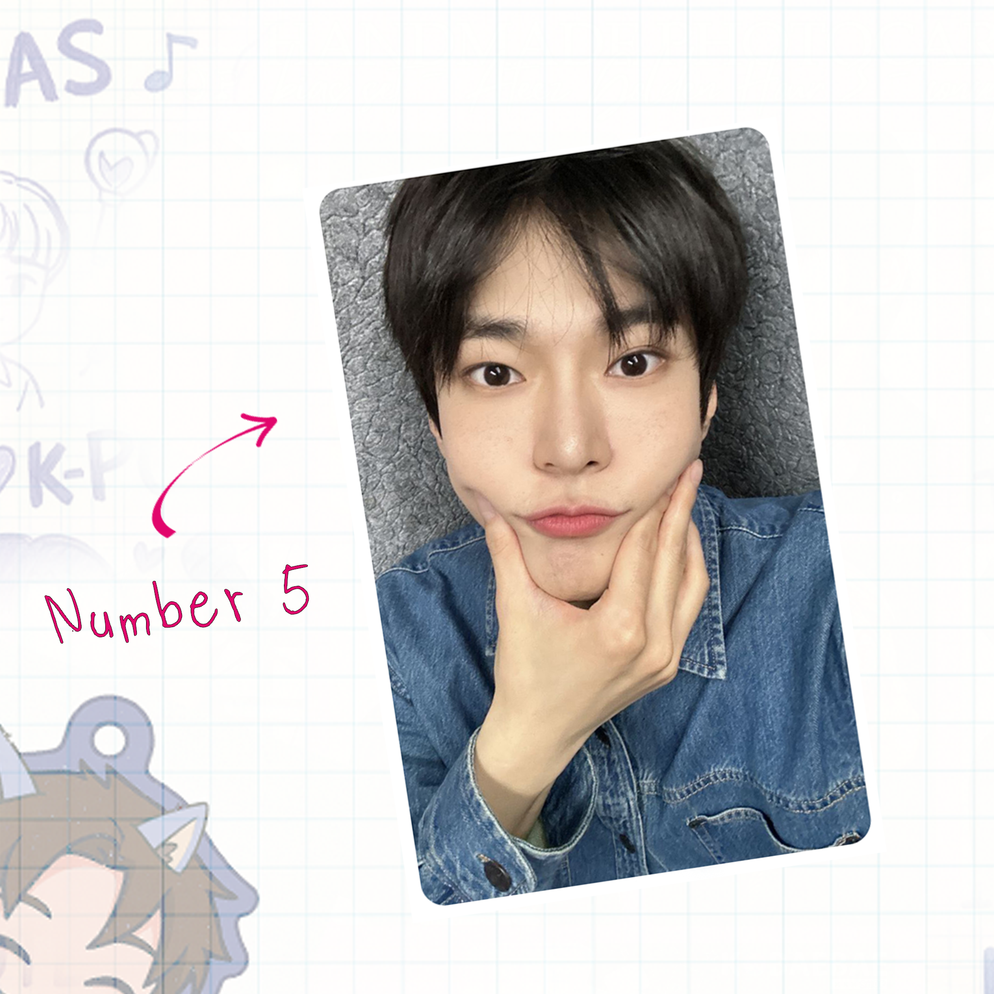 NeoUnit -  Doyo handmade photocards kpop inspired - Set 1