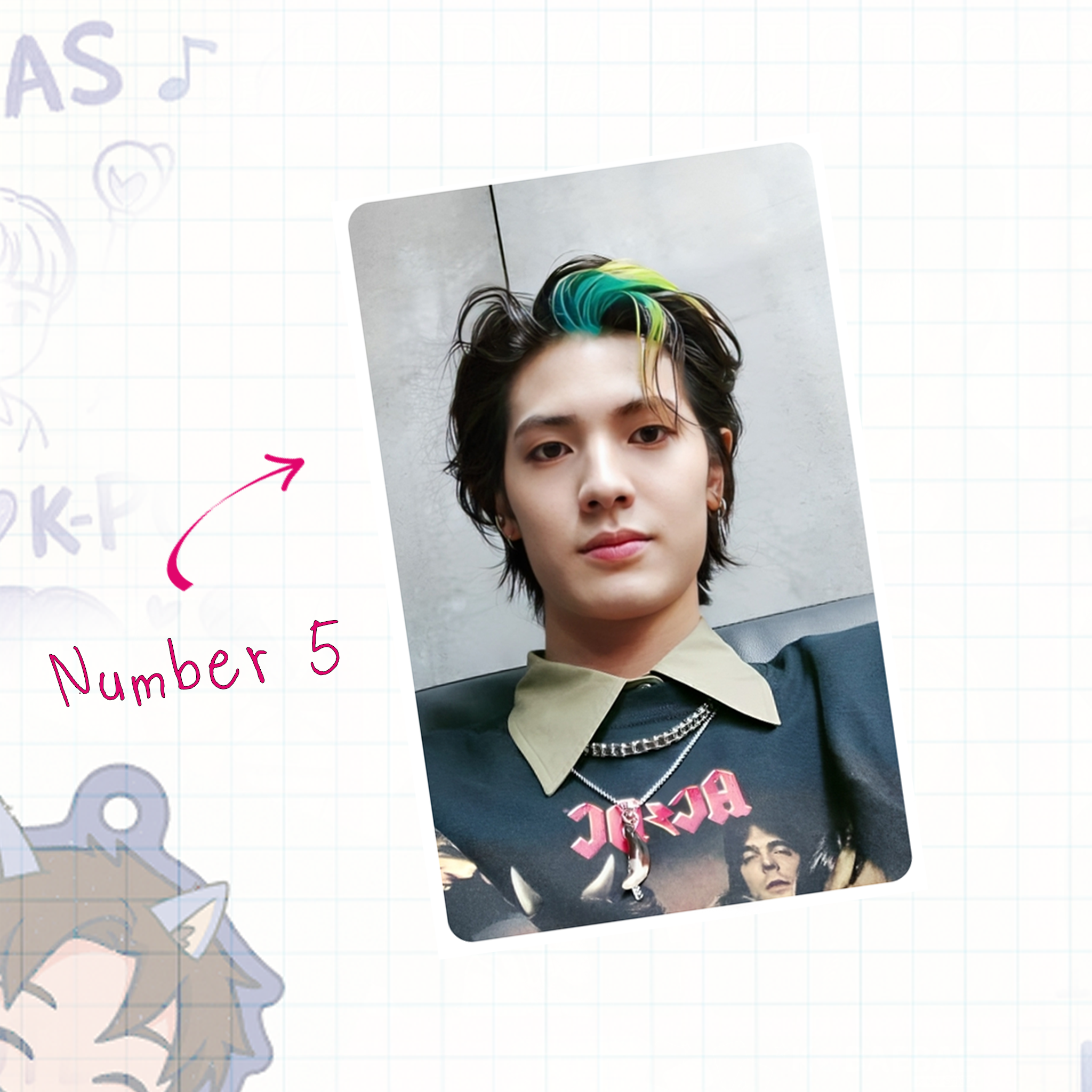 XHR - Yeon handmade photocards kpop inspired - Set 1