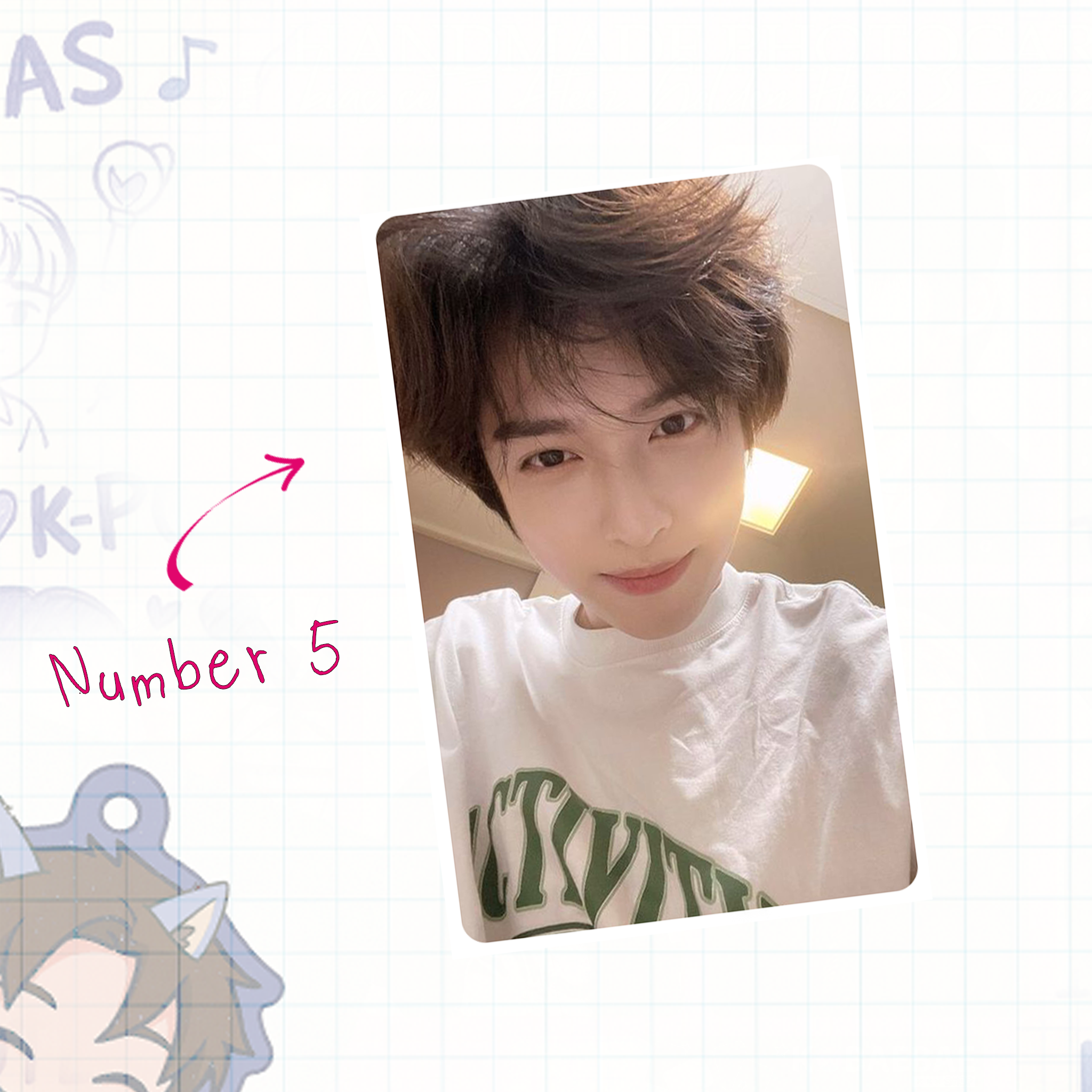 XHR - Gao handmade photocards kpop inspired - Set 1
