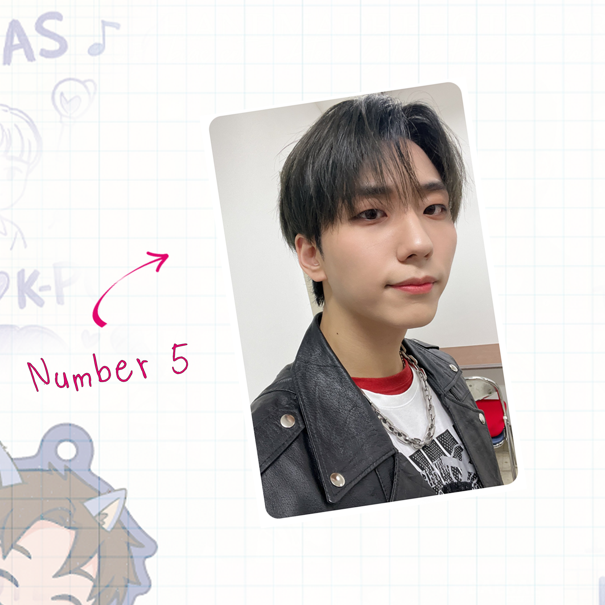 XHR - Gu handmade photocards kpop inspired - Set 1