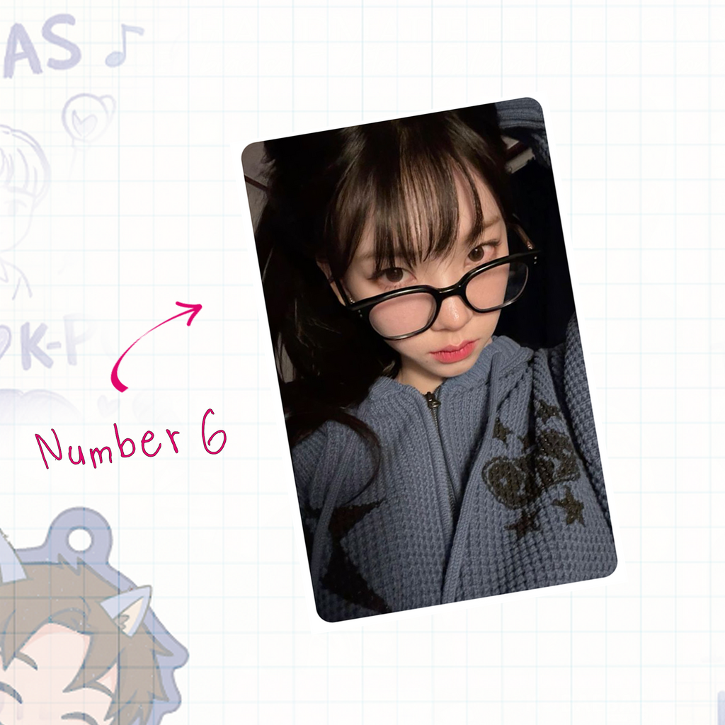 Aesp - Rina handmade photocards kpop inspired - Set 1