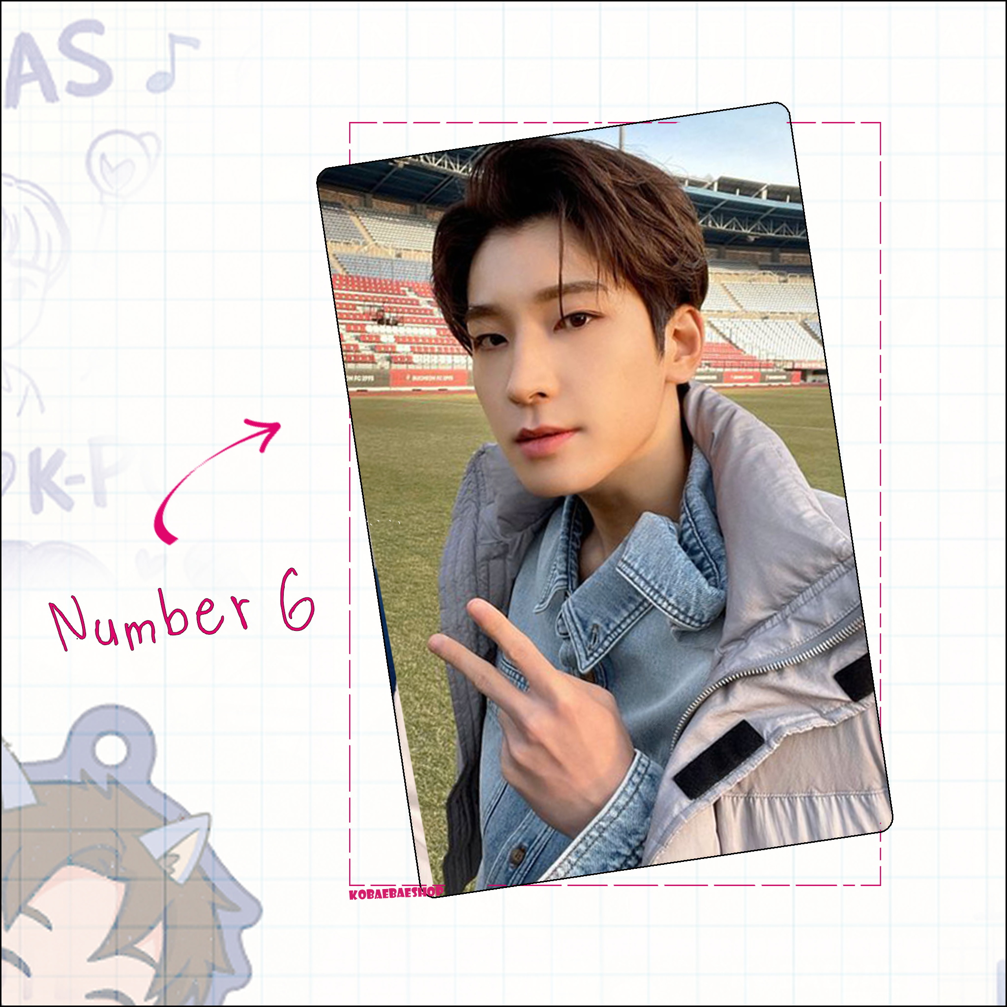 Svt - Wonwoo Handmade photocards kpop inspired - Bias Set 1