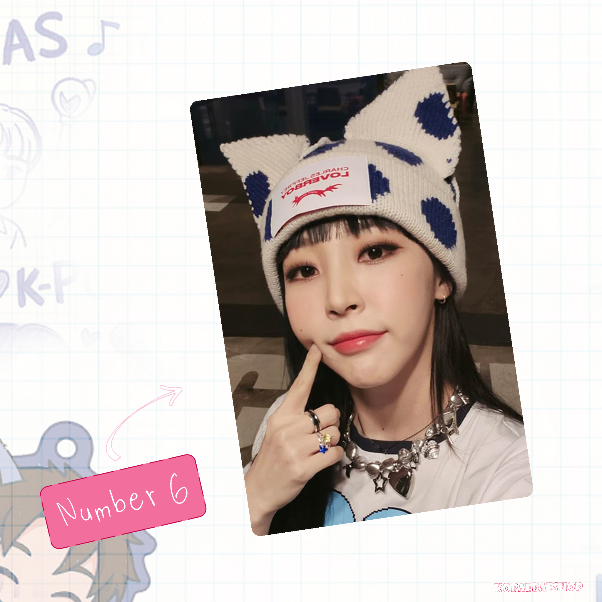 Mamoo - Moonbyul handmade photocards kpop inspired - Set 1