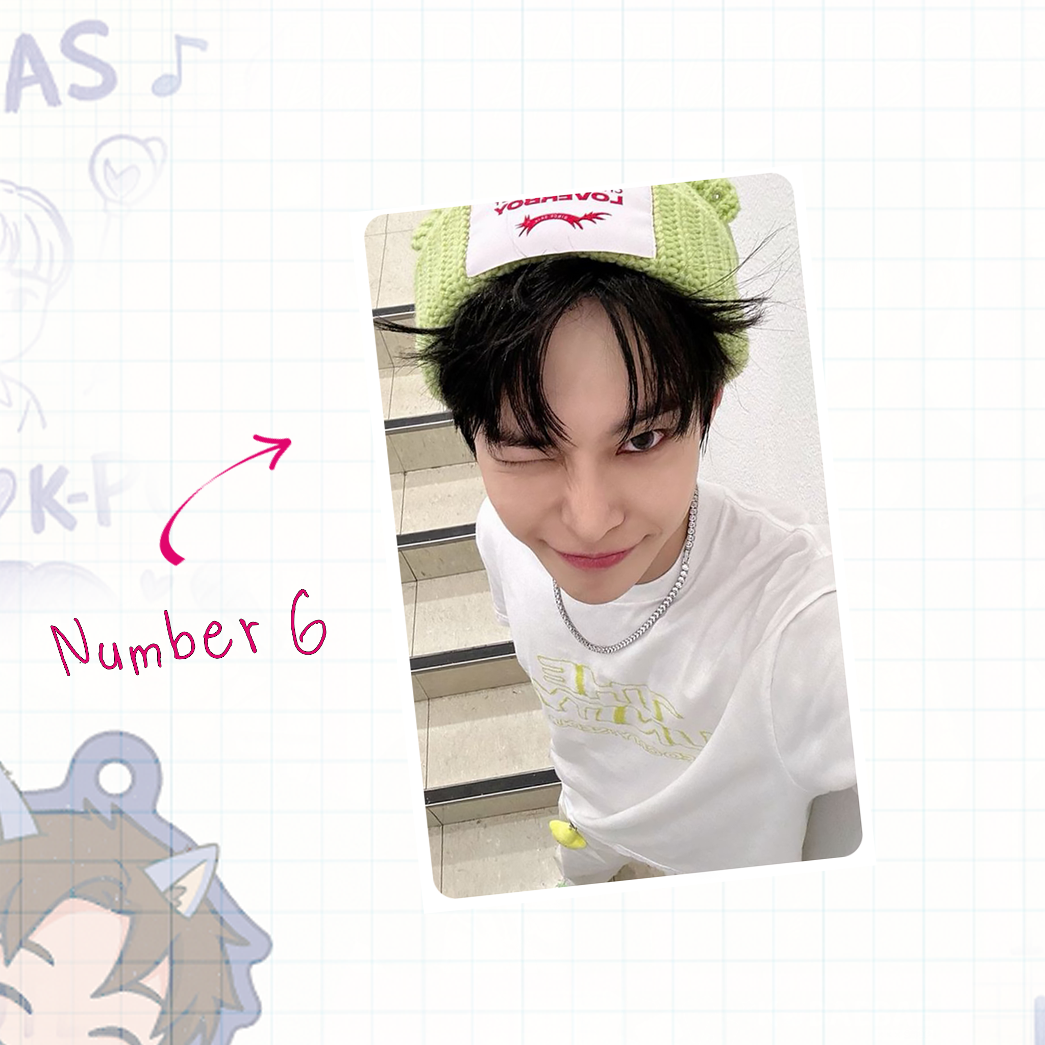 NeoUnit -  Doyo handmade photocards kpop inspired - Set 1