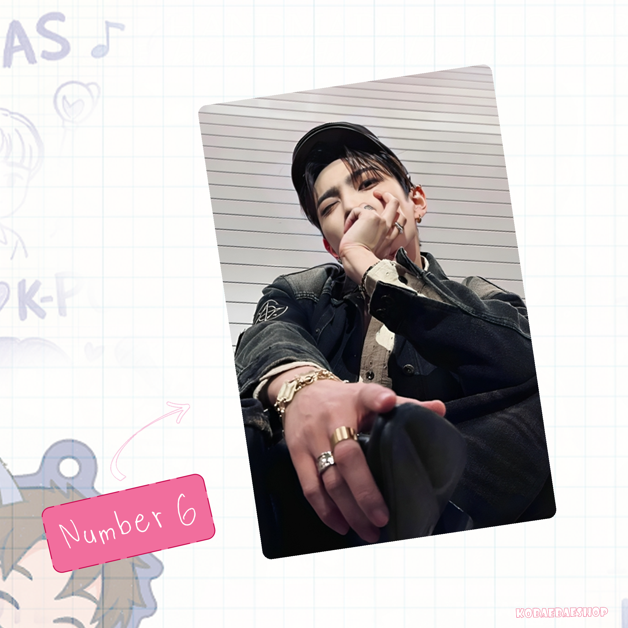 Atz - Joong handmade photocards kpop inspired - Set 3