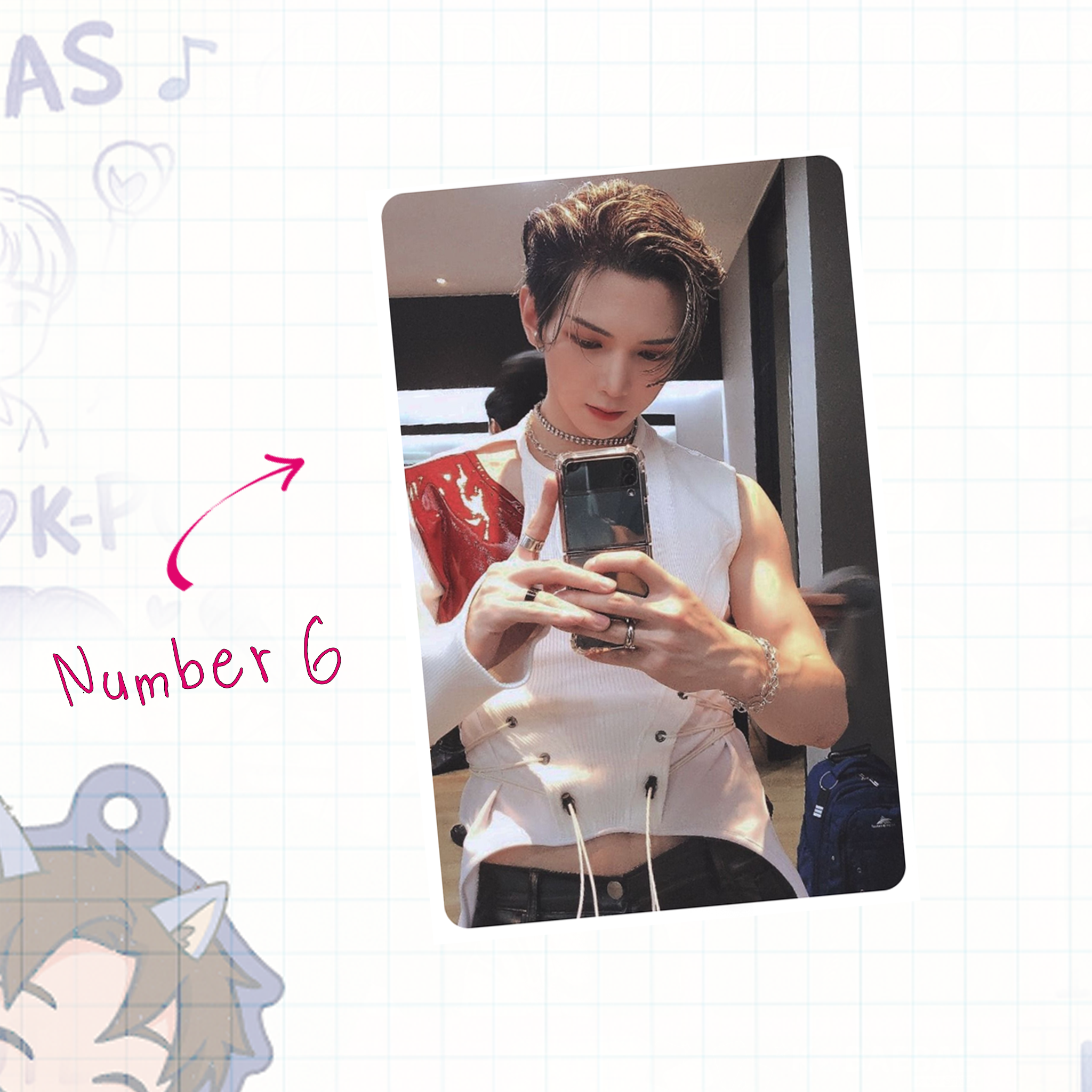 Atz - Yeo handmade photocards kpop inspired - Set 1