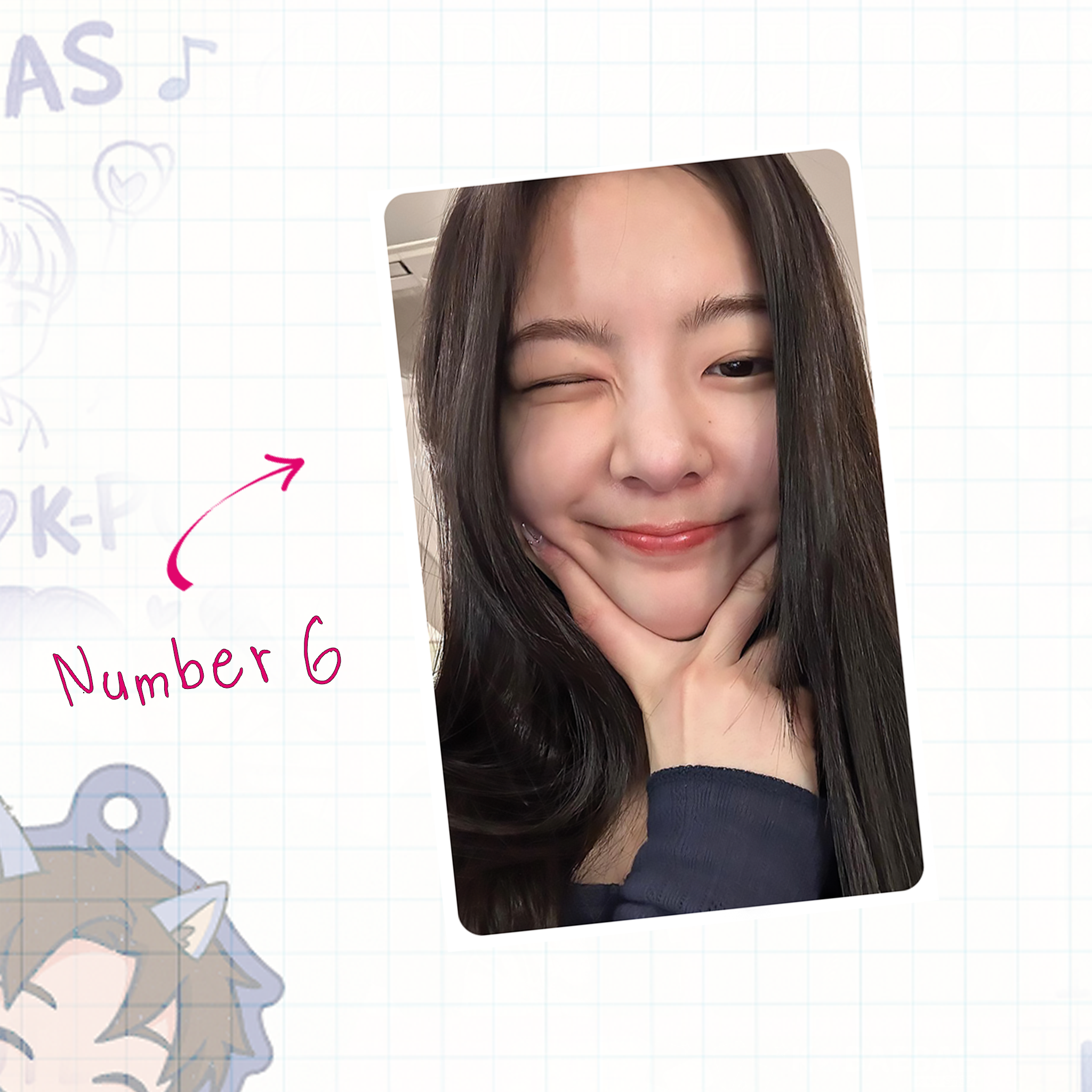 Itz - Lia handmade photocards kpop inspired - Set 1