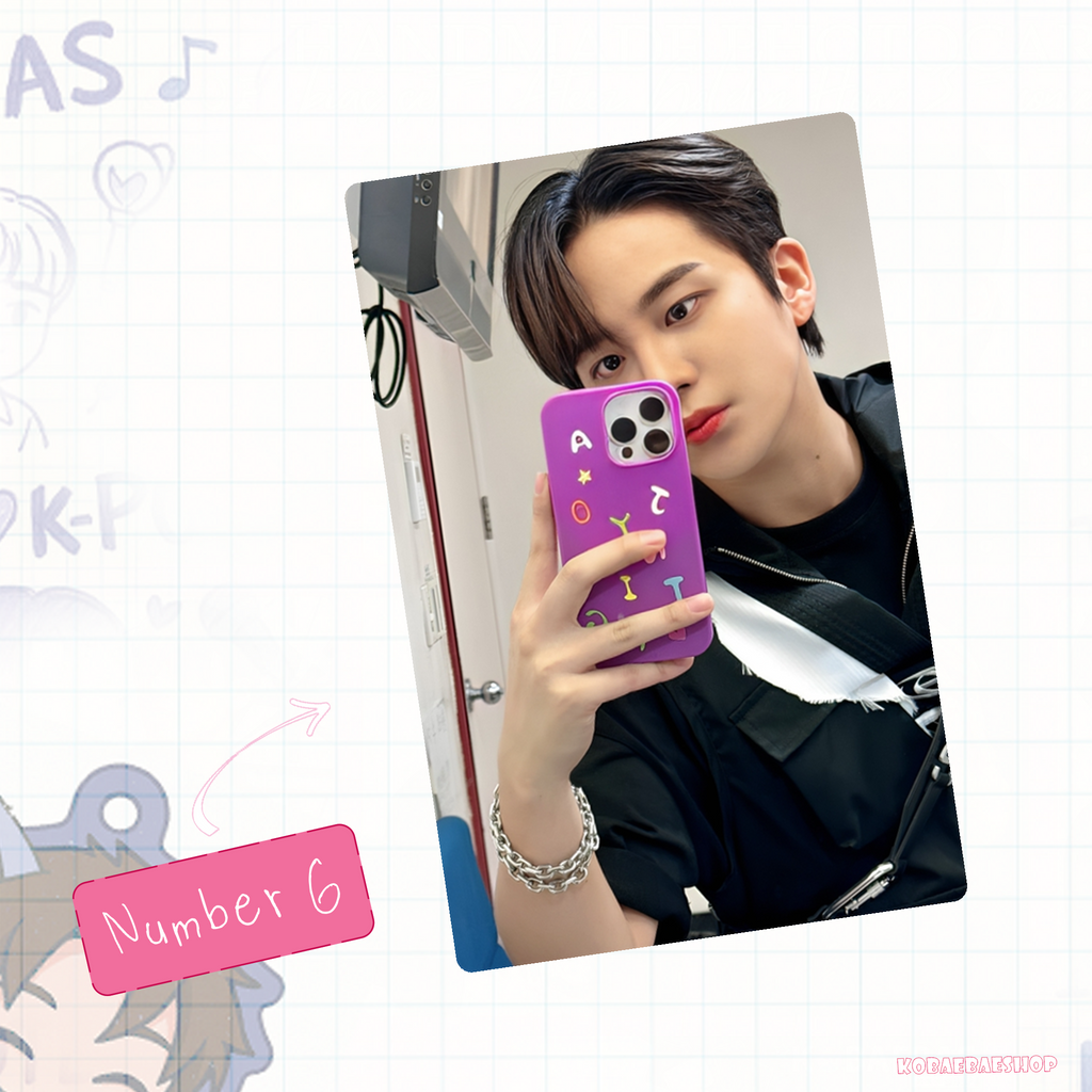 Atz - Jho handmade photocards kpop inspired - Set 3