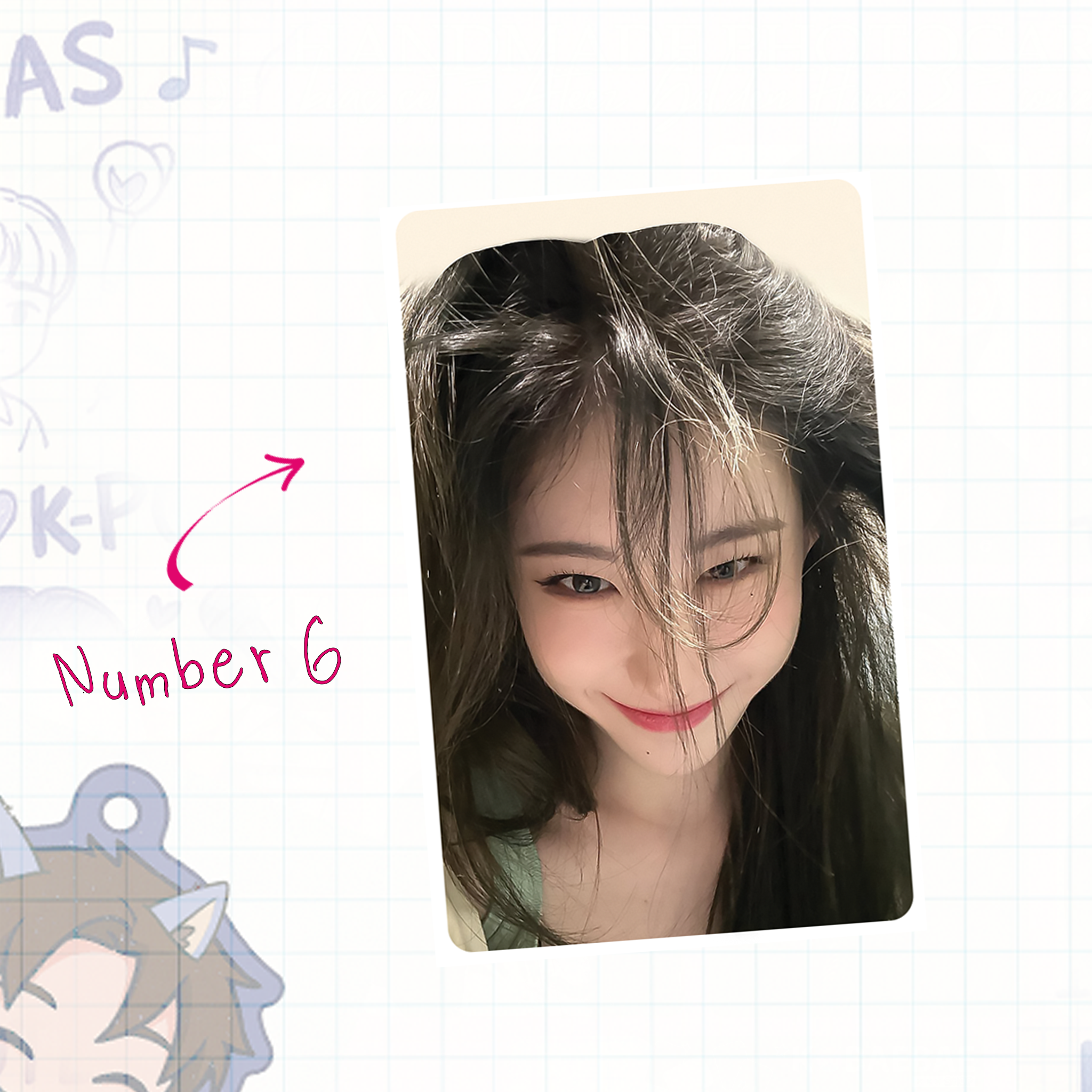 Itz - Chae handmade photocards kpop inspired - Set 1