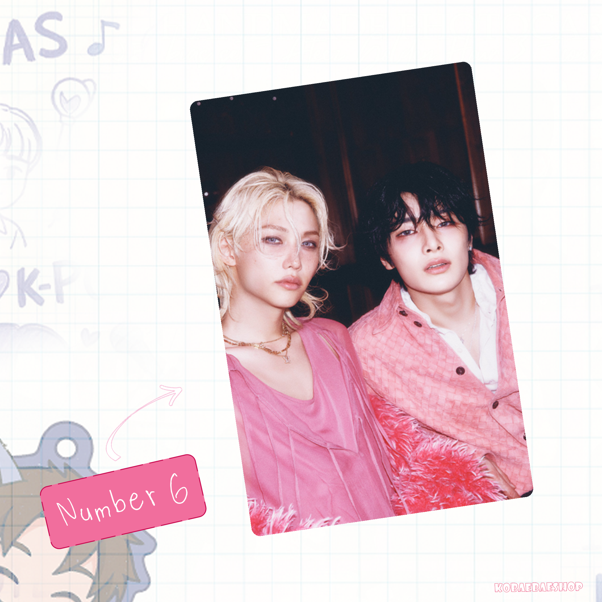 Skz - Doit  handmade photocards kpop inspired - Unit set