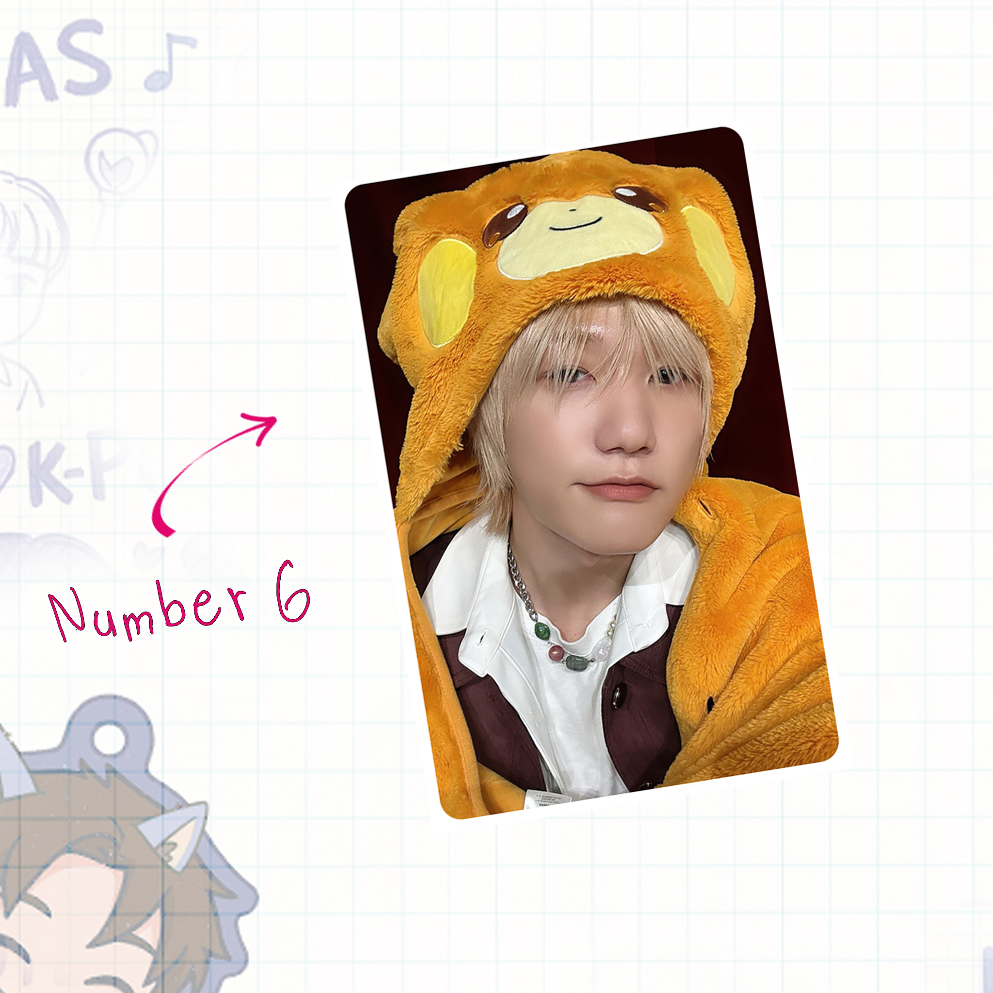 P1H - Seob handmade photocards kpop inspired - Set 1