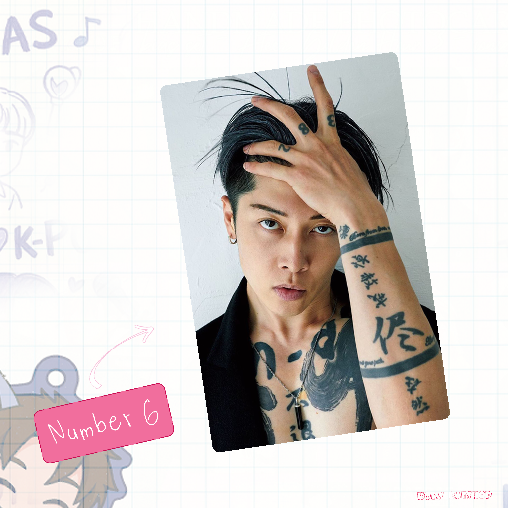 Miyavi - handmade photocards kpop inspired - Set 1