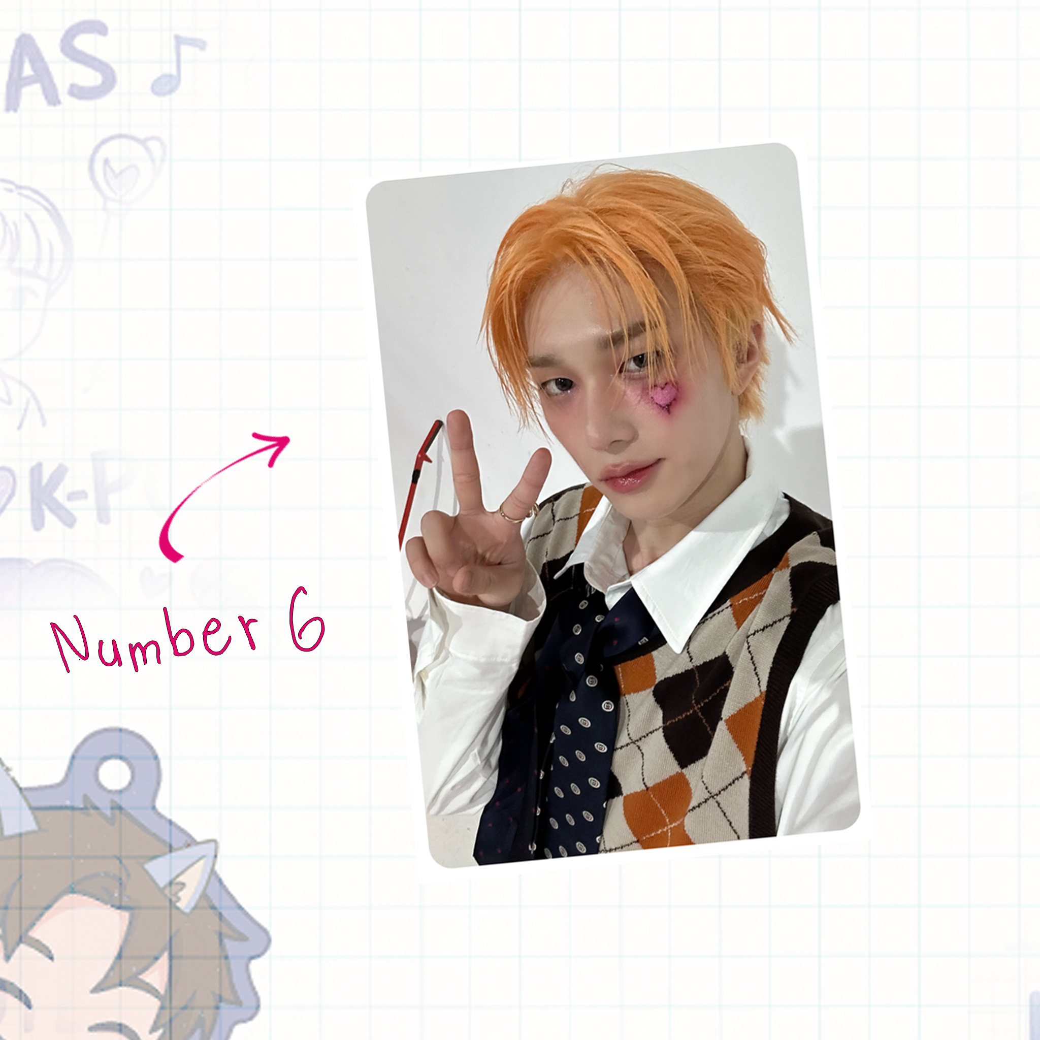 P1H - Teo handmade photocards kpop inspired - Set 1