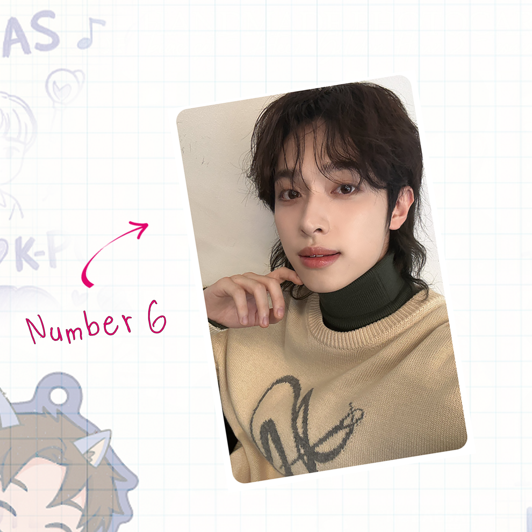 XHR - Gao handmade photocards kpop inspired - Set 1