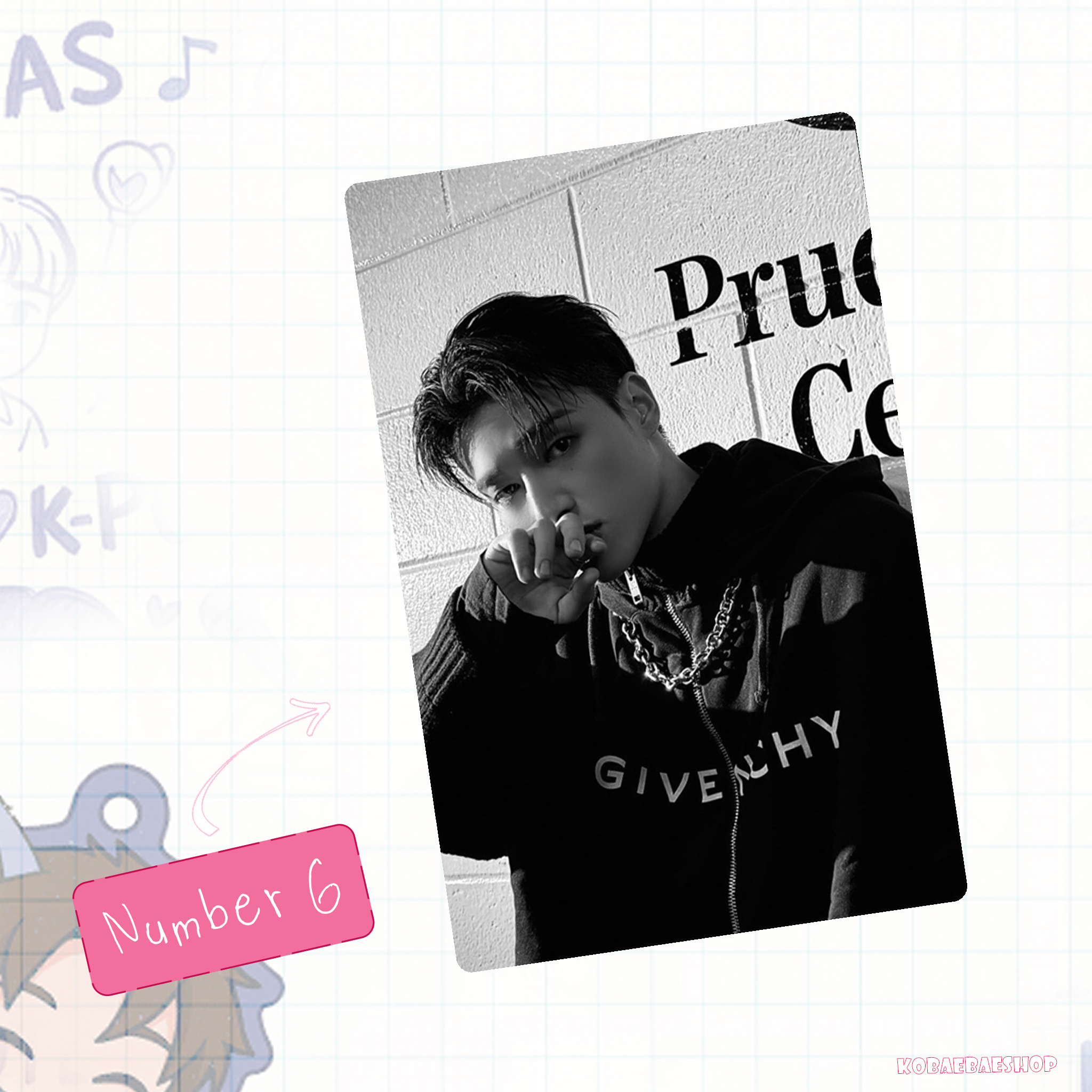 Atz - Woo handmade photocards kpop inspired - Set 3