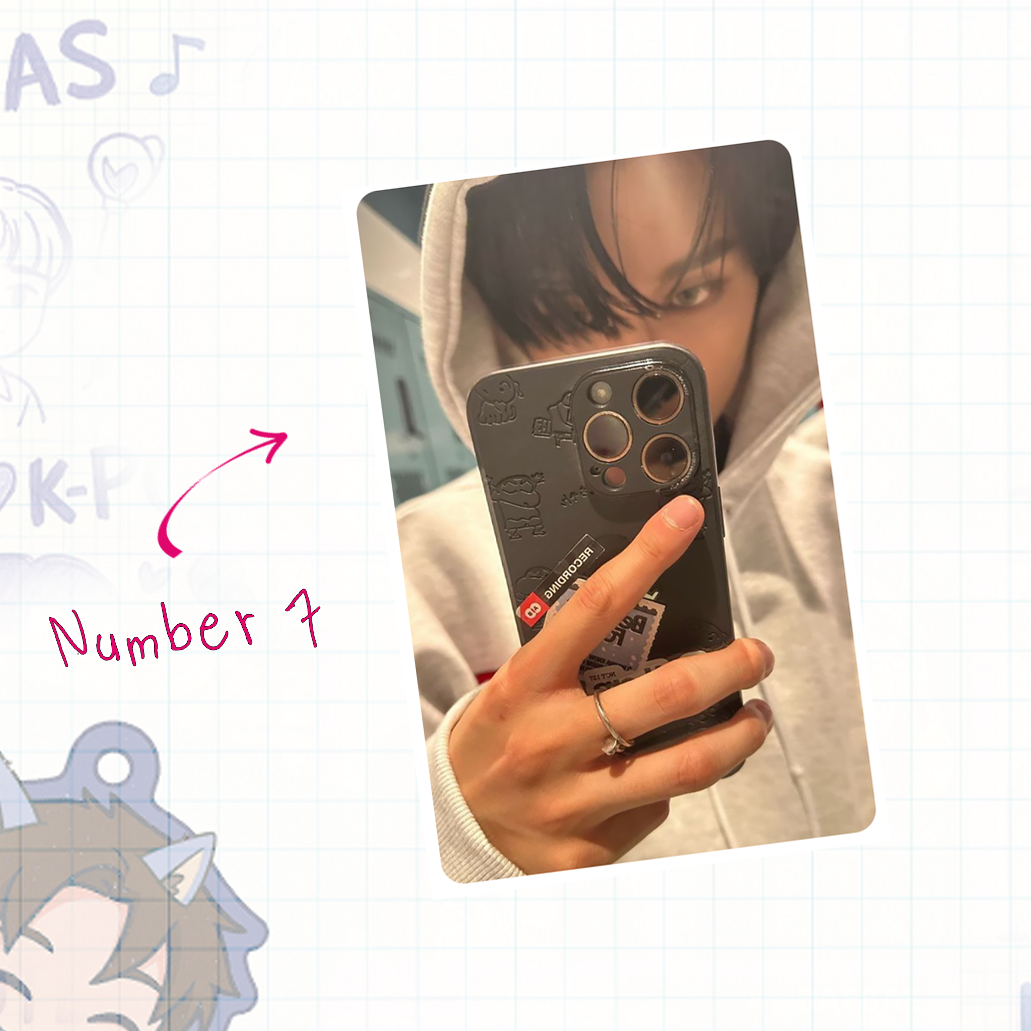 NeoUnit - Hae handmade photocards kpop inspired - Set 1