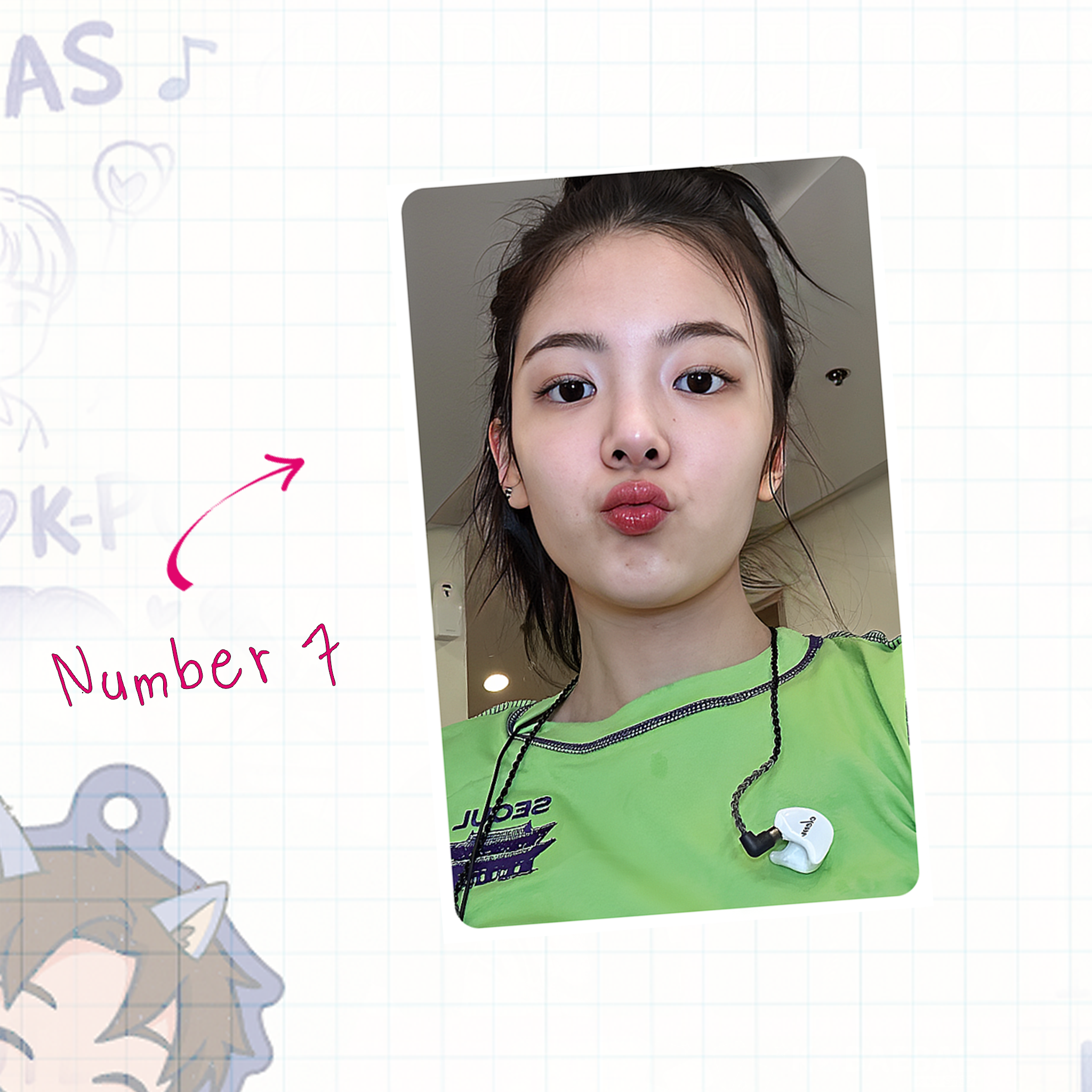 Itz - Lia handmade photocards kpop inspired - Set 1