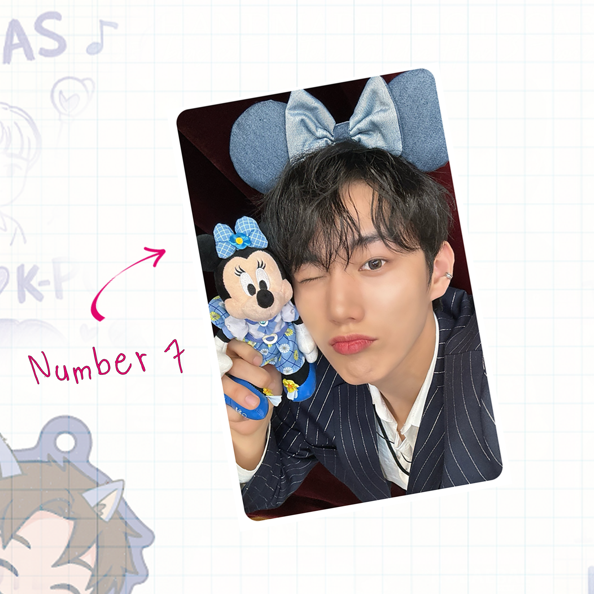 P1H - Tak handmade photocards kpop inspired - Set 1