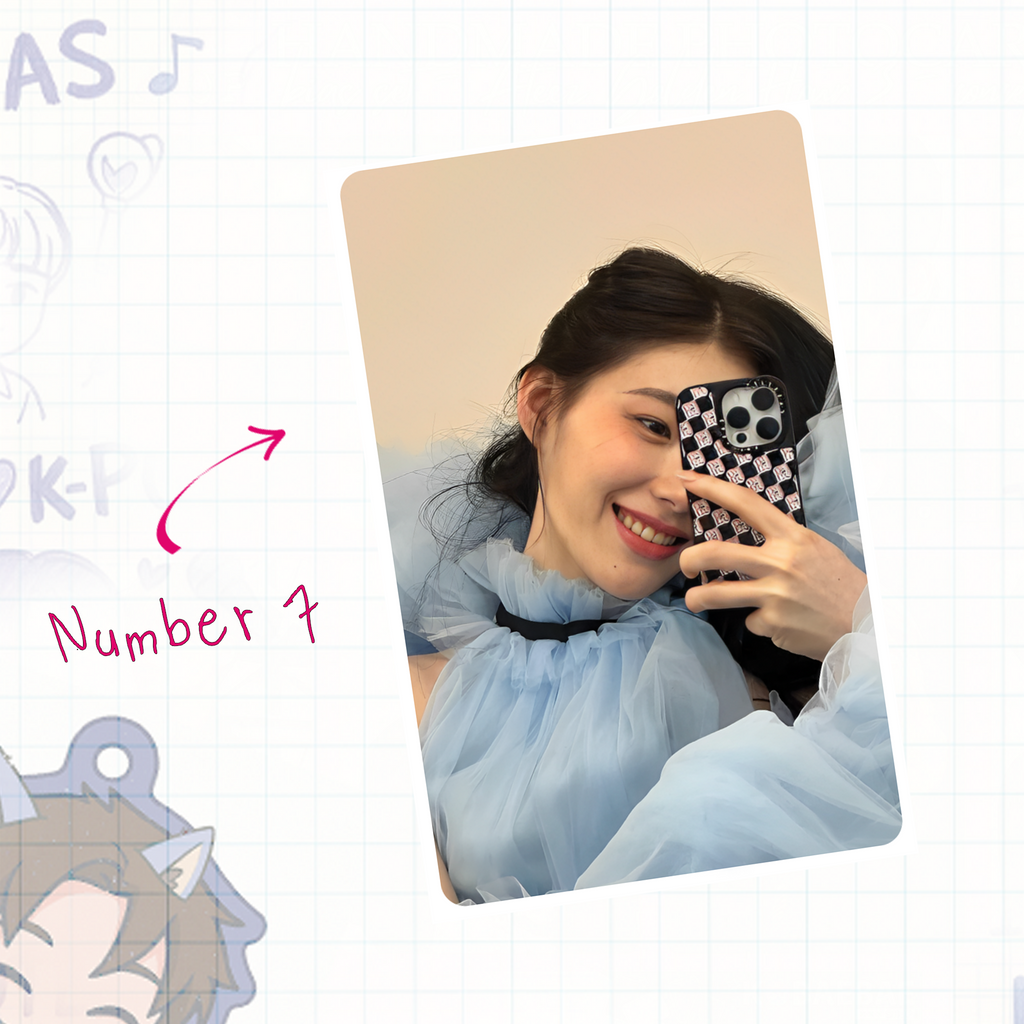 Itz - Chae handmade photocards kpop inspired - Set 1