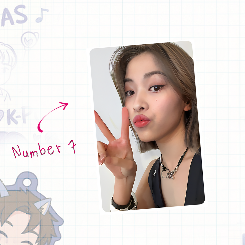 Itz - Ryu handmade photocards kpop inspired - Set 1