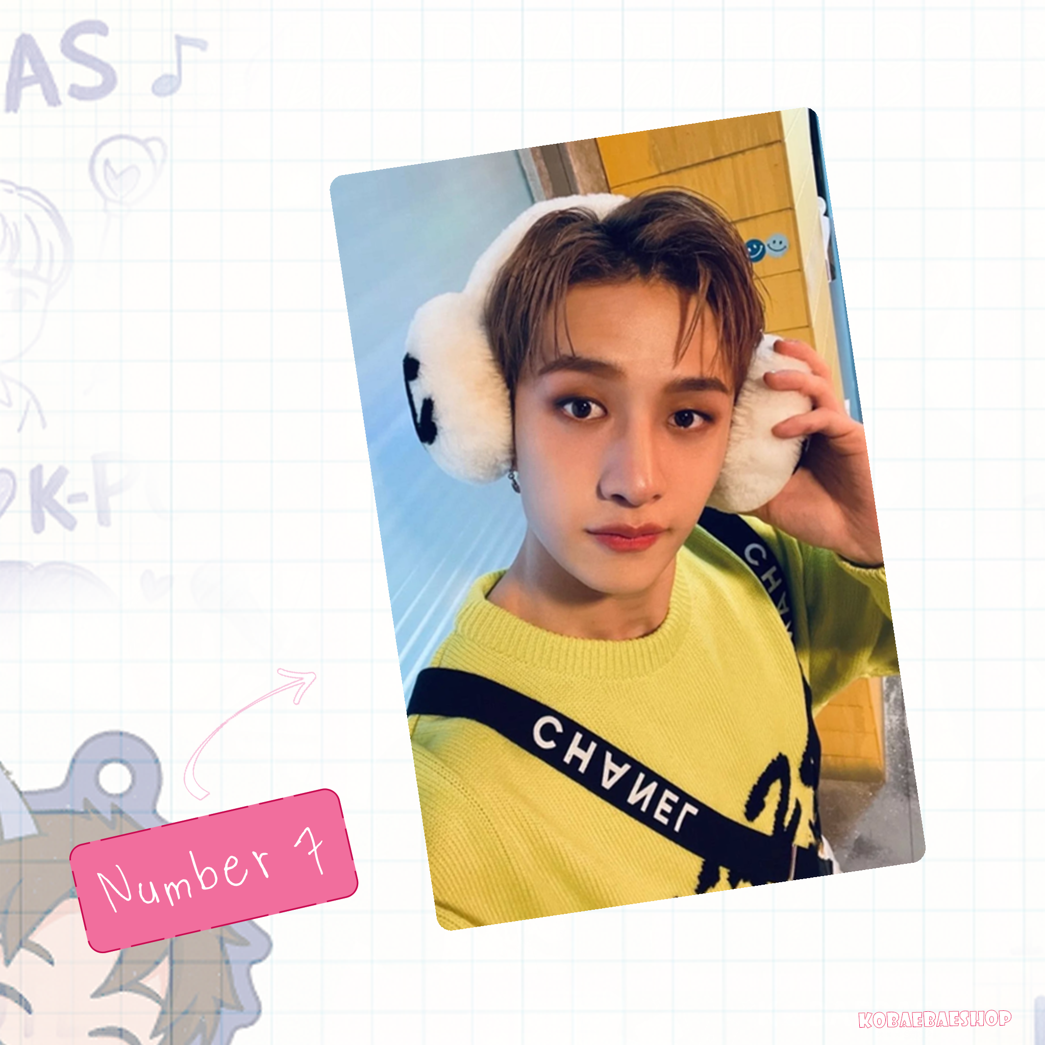 Skz - Channie Handmade photocards kpop inspired - Bias set 4