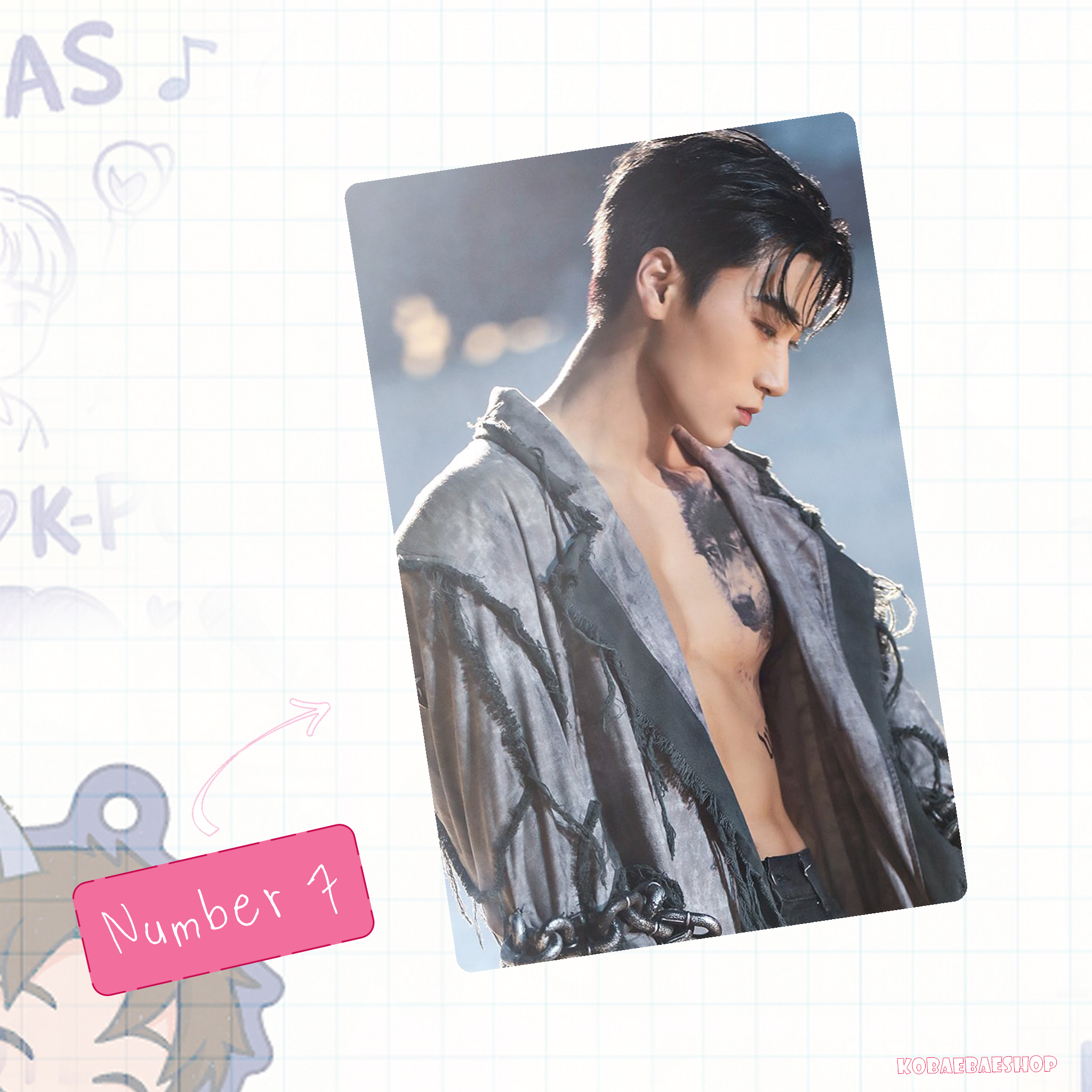 Atz - San Handmade photocards kpop inspired - Bias Set 2
