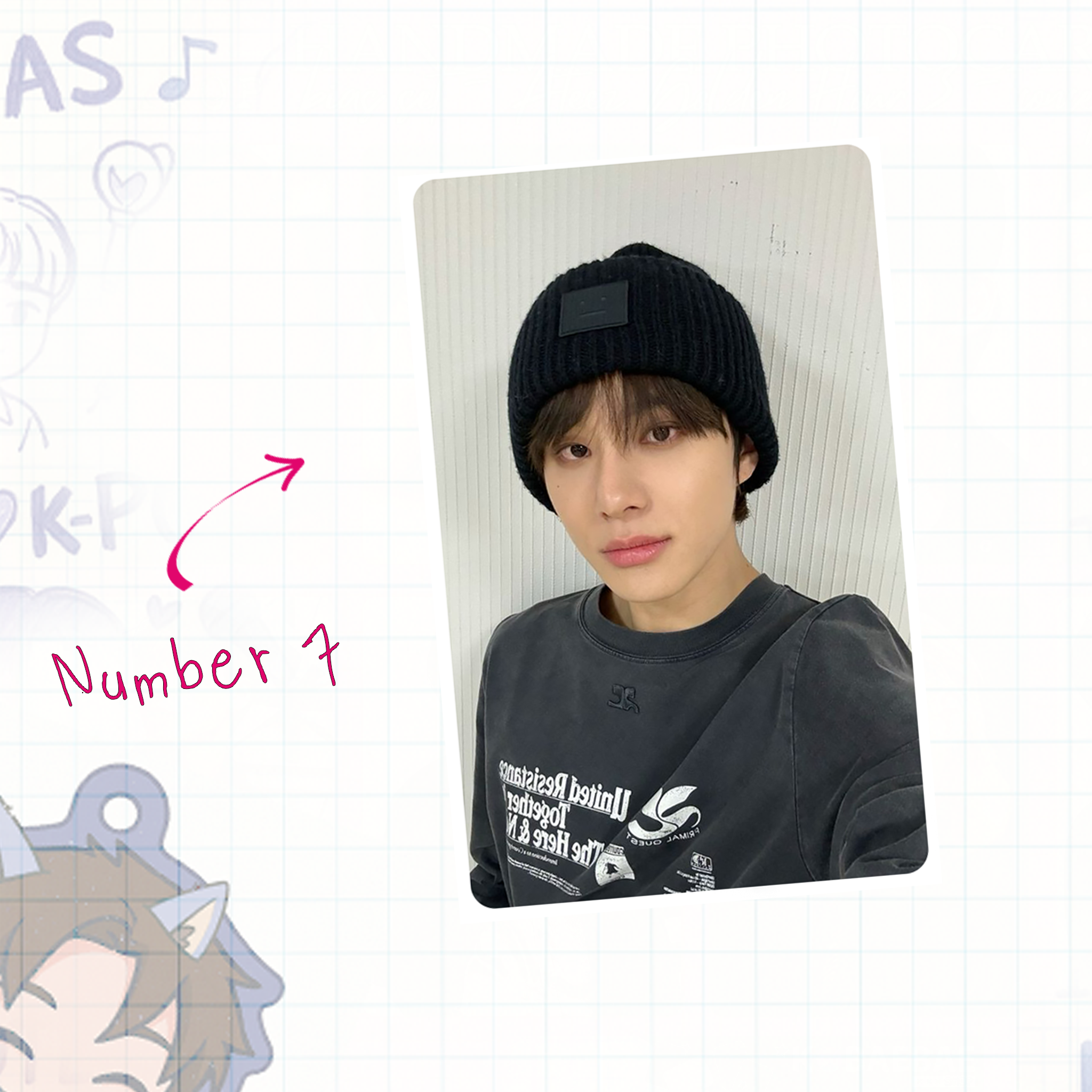 NeoUnit - Jung handmade photocards kpop inspired - Set 1