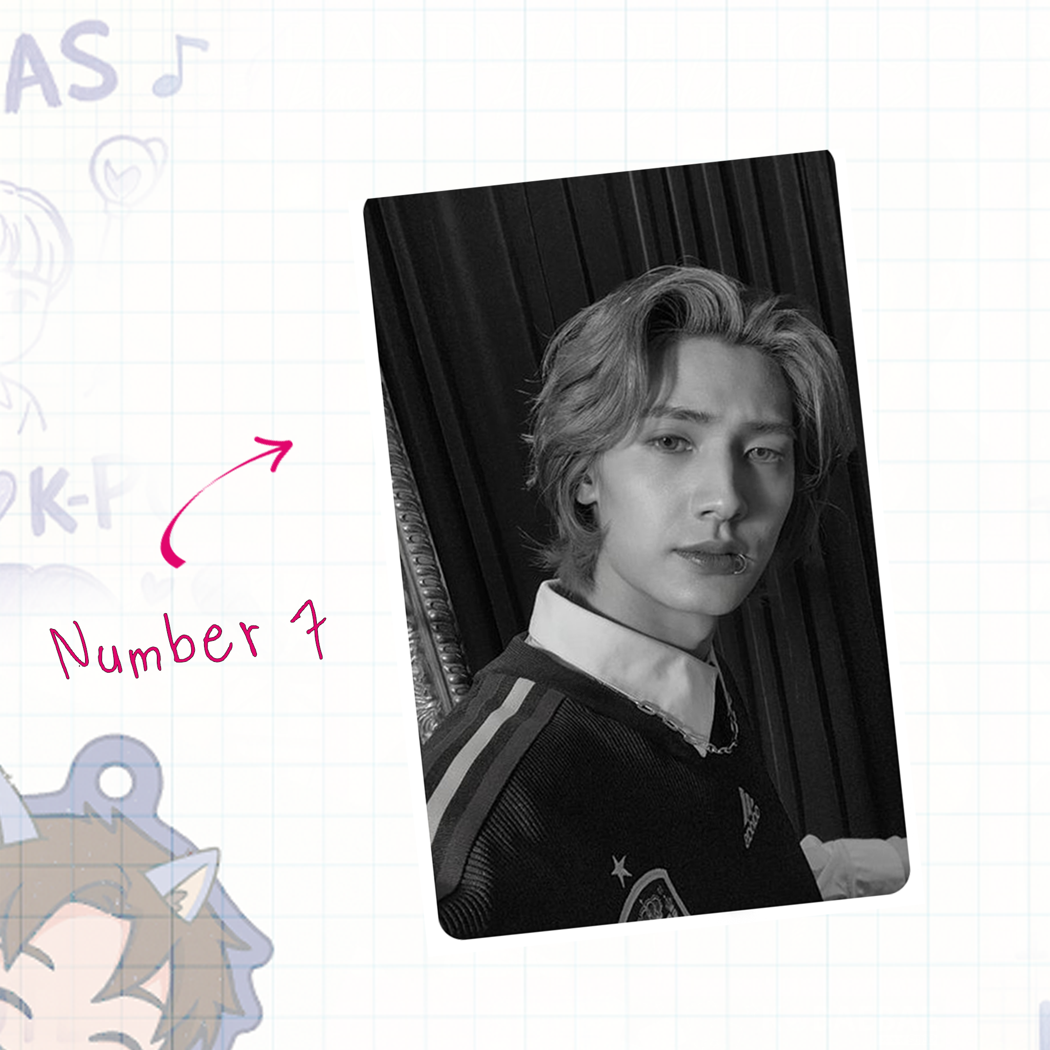 XHR - Yeon handmade photocards kpop inspired - Set 1
