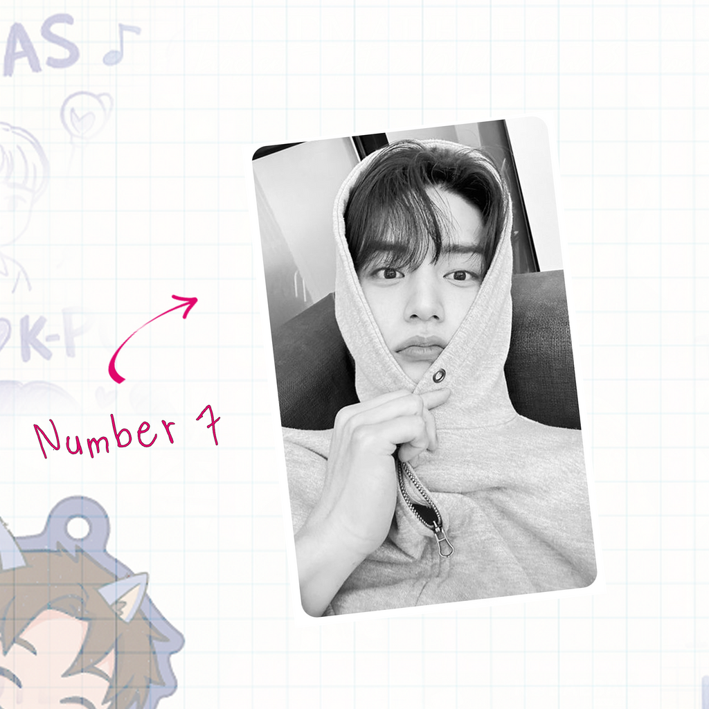 Zb1 - Jiwoo Handmade photocards kpop inspired - Bias Set 1