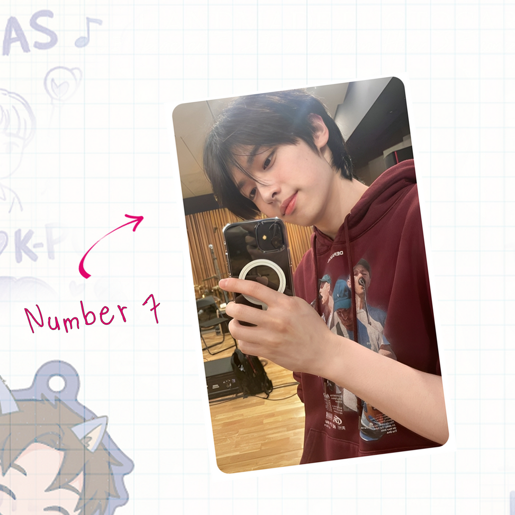 XHR - Gao handmade photocards kpop inspired - Set 1